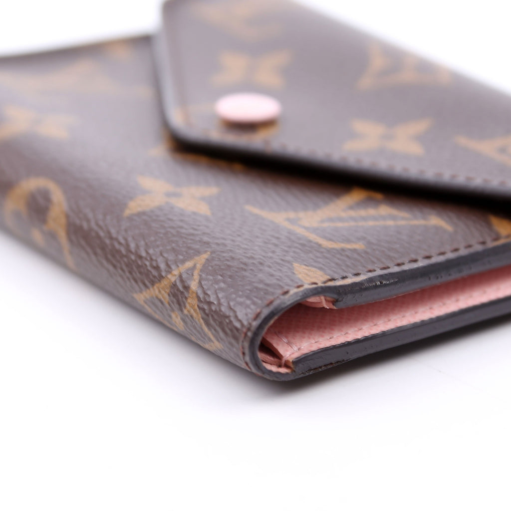 Victorine Wallet Monogram Pink