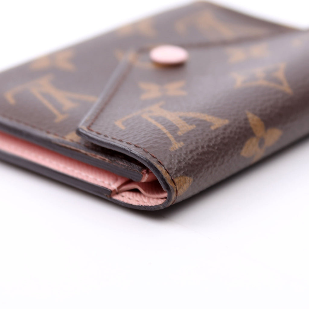 Victorine Wallet Monogram Pink