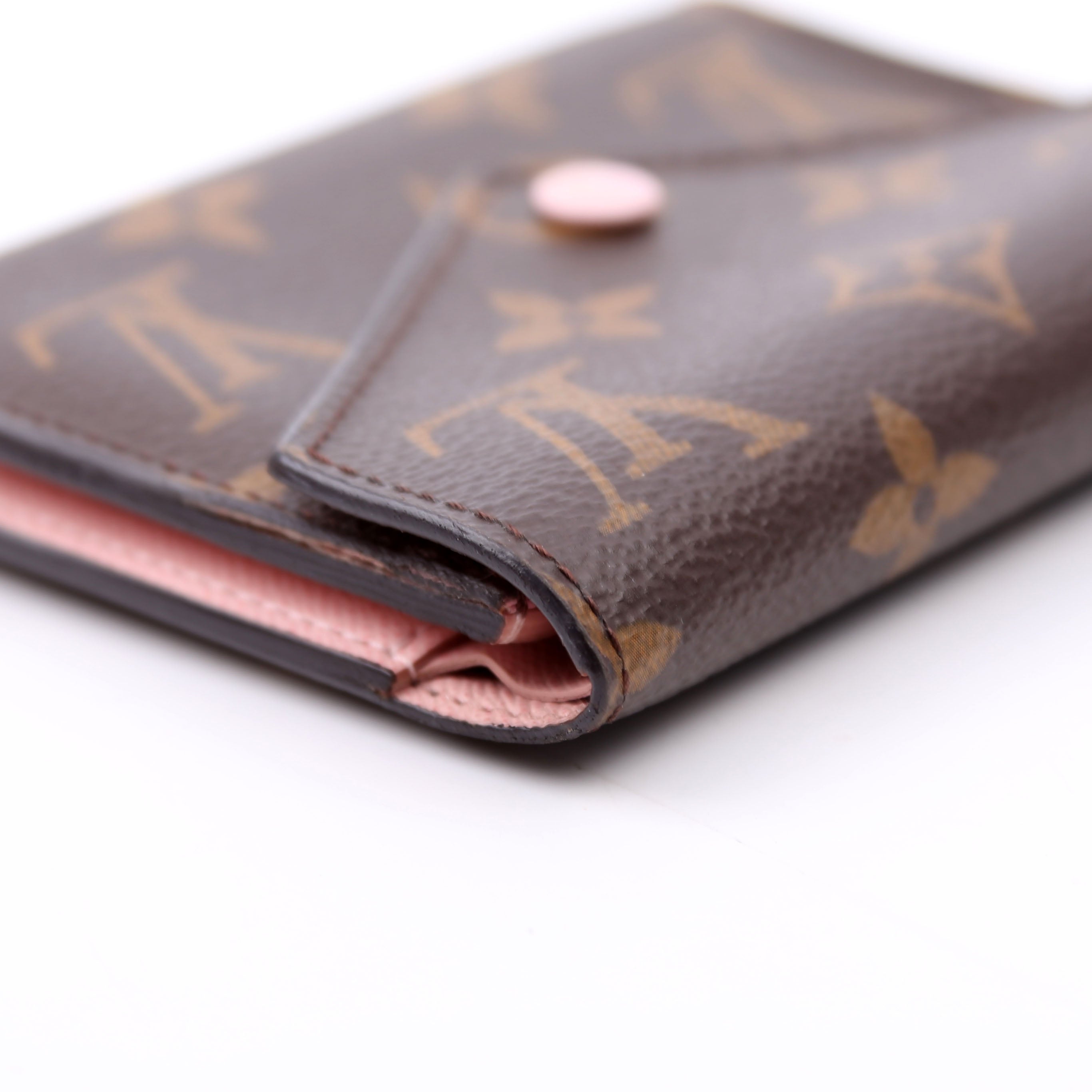 Victorine Wallet Monogram Pink