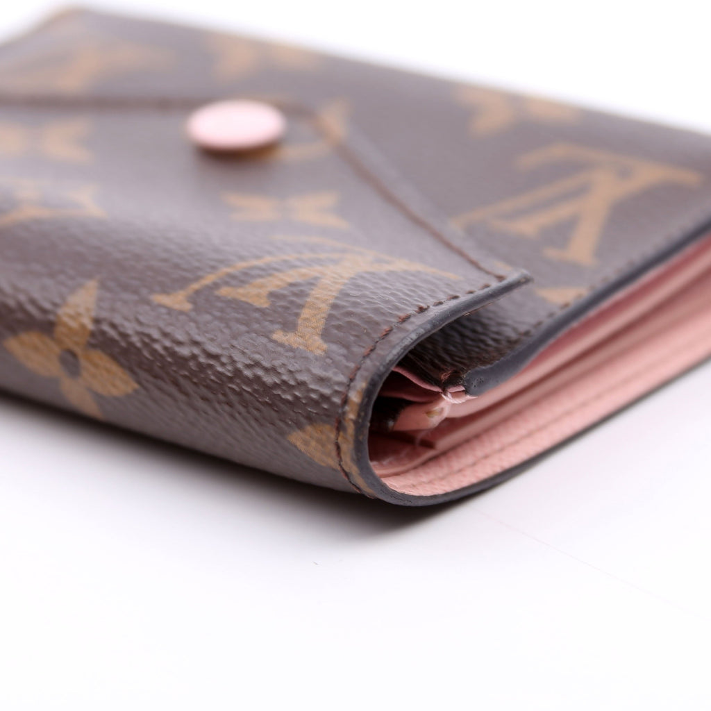 Victorine Wallet Monogram Pink
