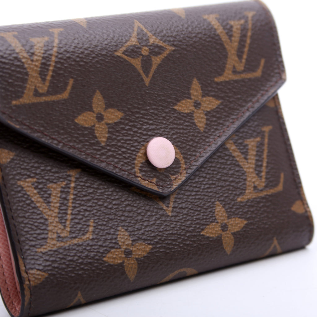 Victorine Wallet Monogram Pink