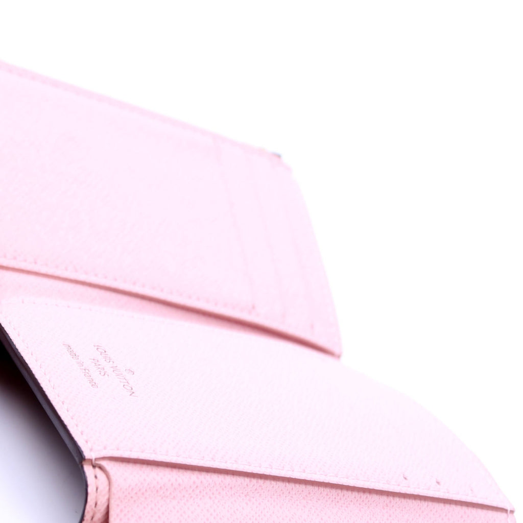 Victorine Wallet Monogram Pink