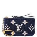 Pochette Cles New Model Bicolor Empreinte Black/Cream