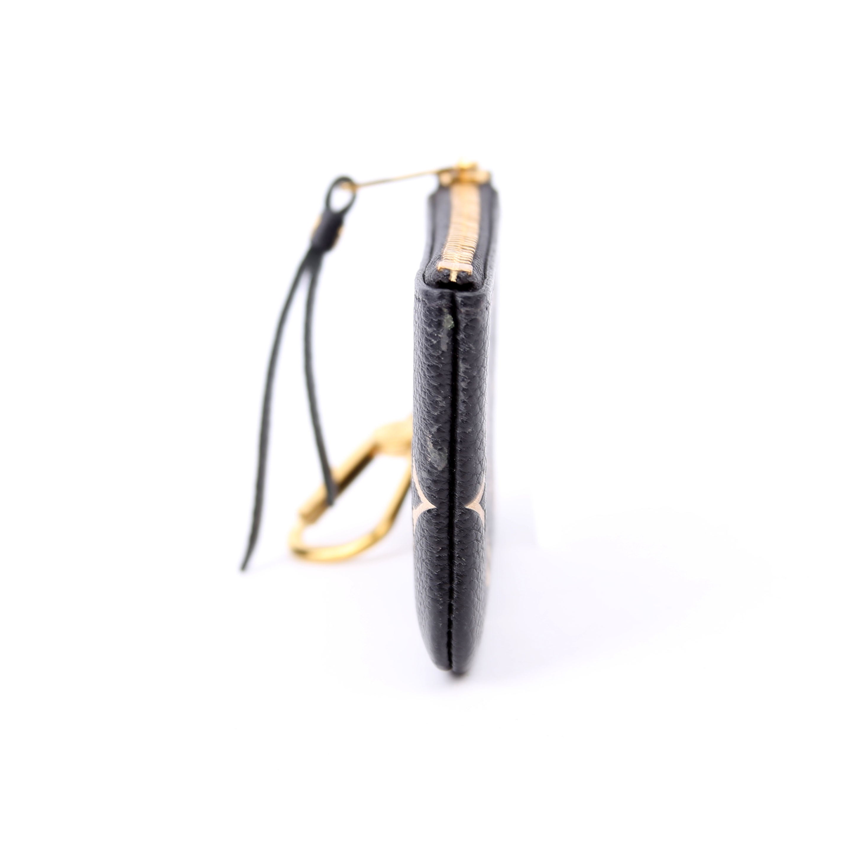 Pochette Cles New Model Bicolor Empreinte Black/Cream