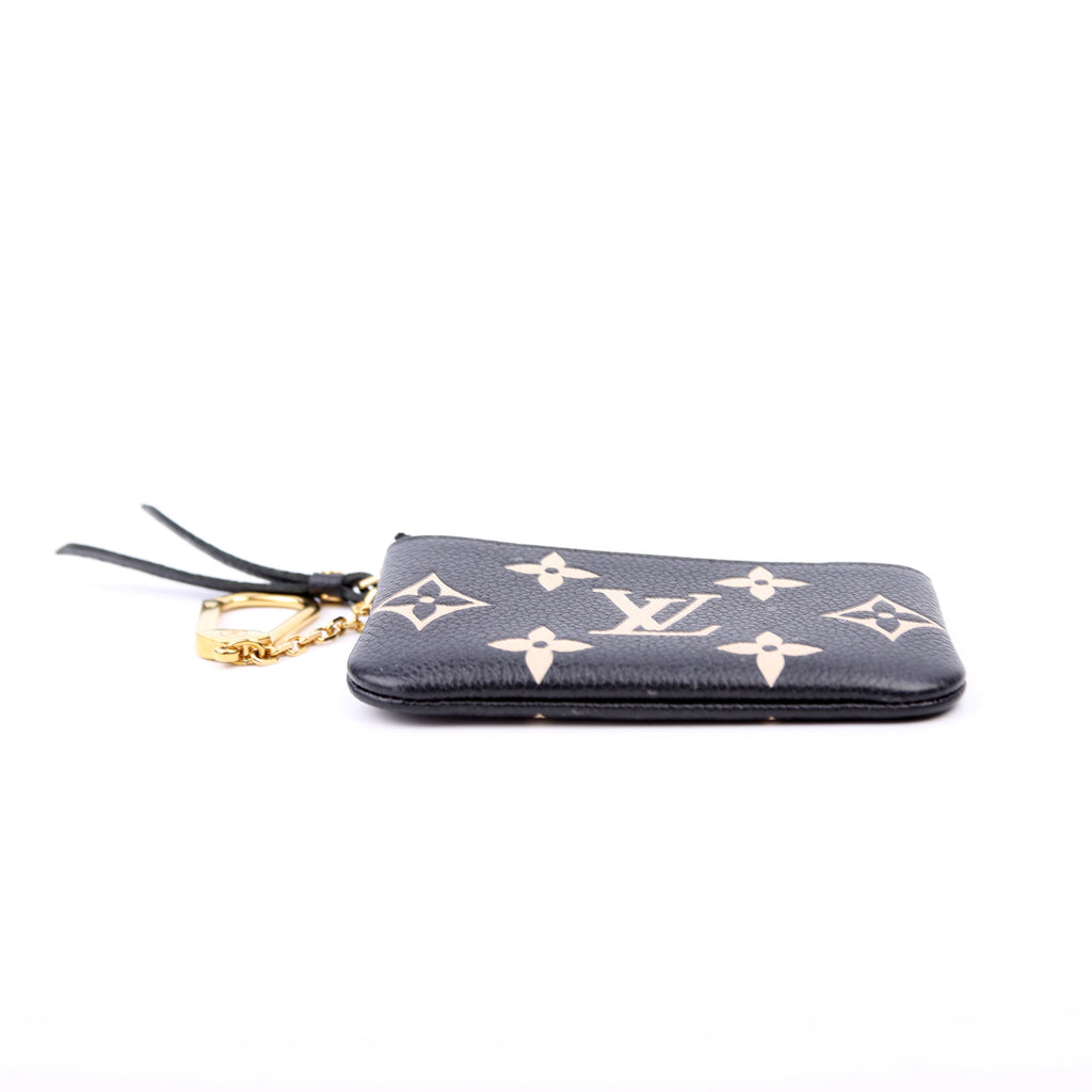 Pochette Cles New Model Bicolor Empreinte Black/Cream