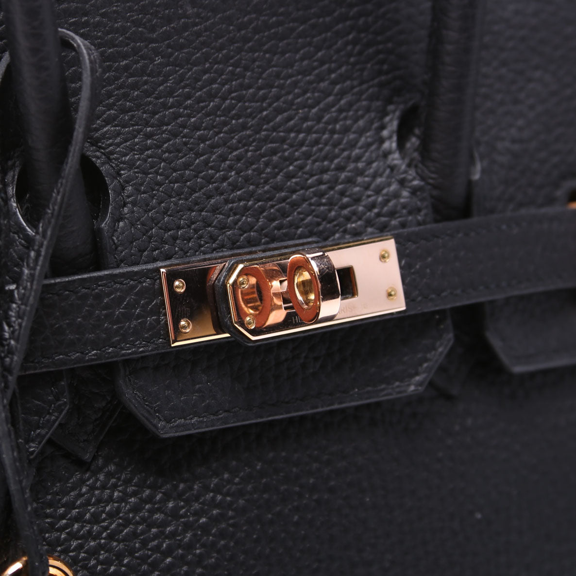 Birkin 25 Togo 2019 Black/Rose Gold
