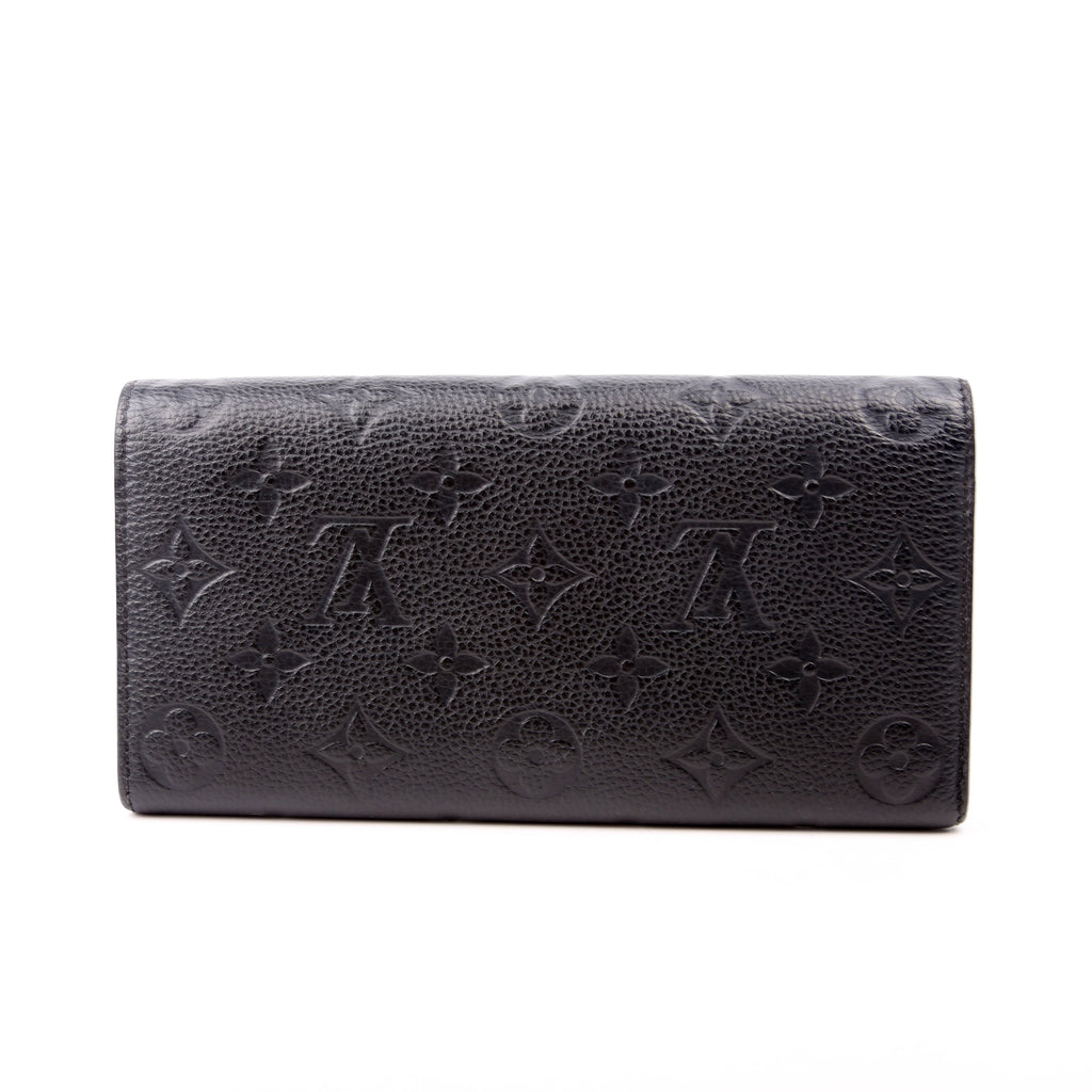 Emilie Wallet Empreinte Black