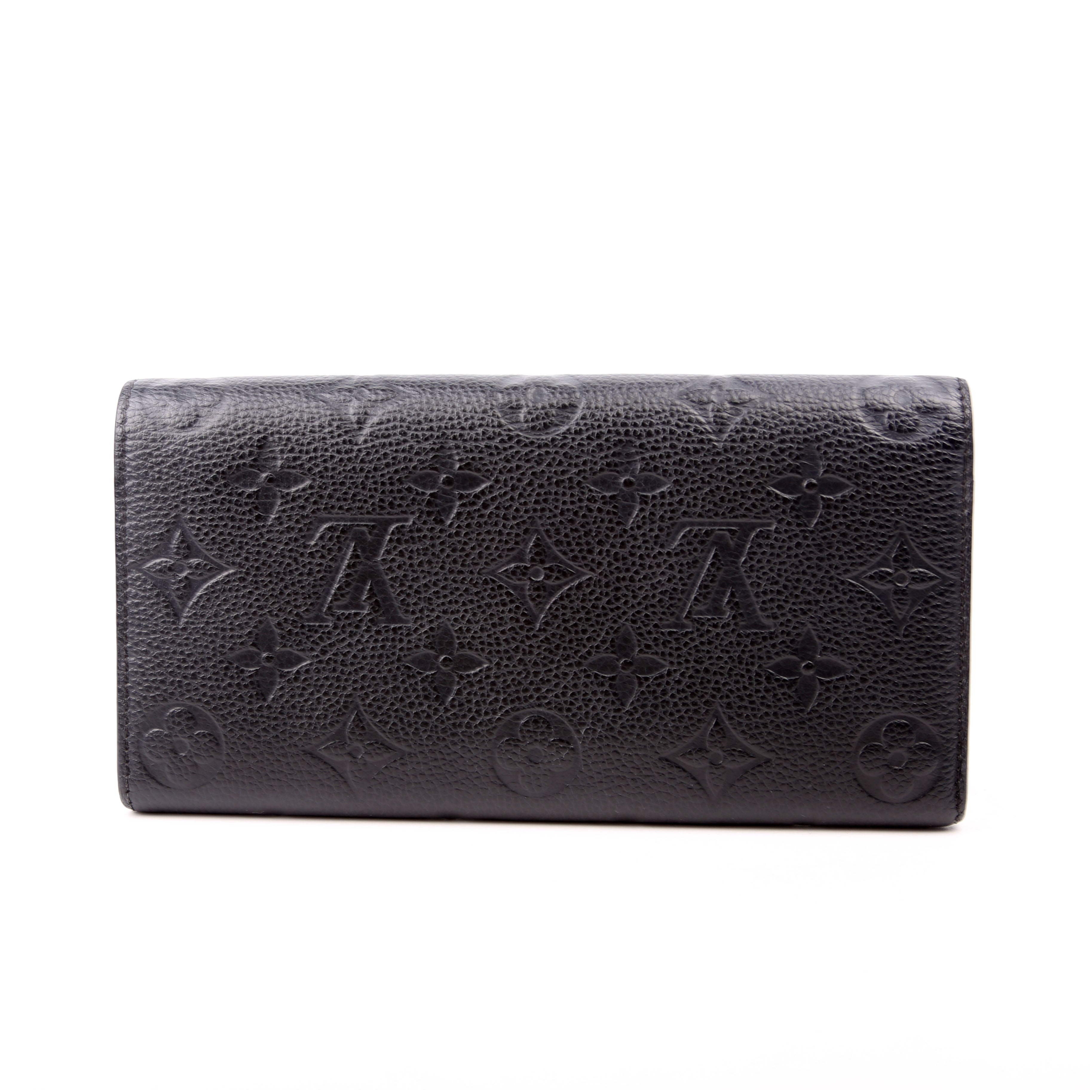 Emilie Wallet Empreinte Black