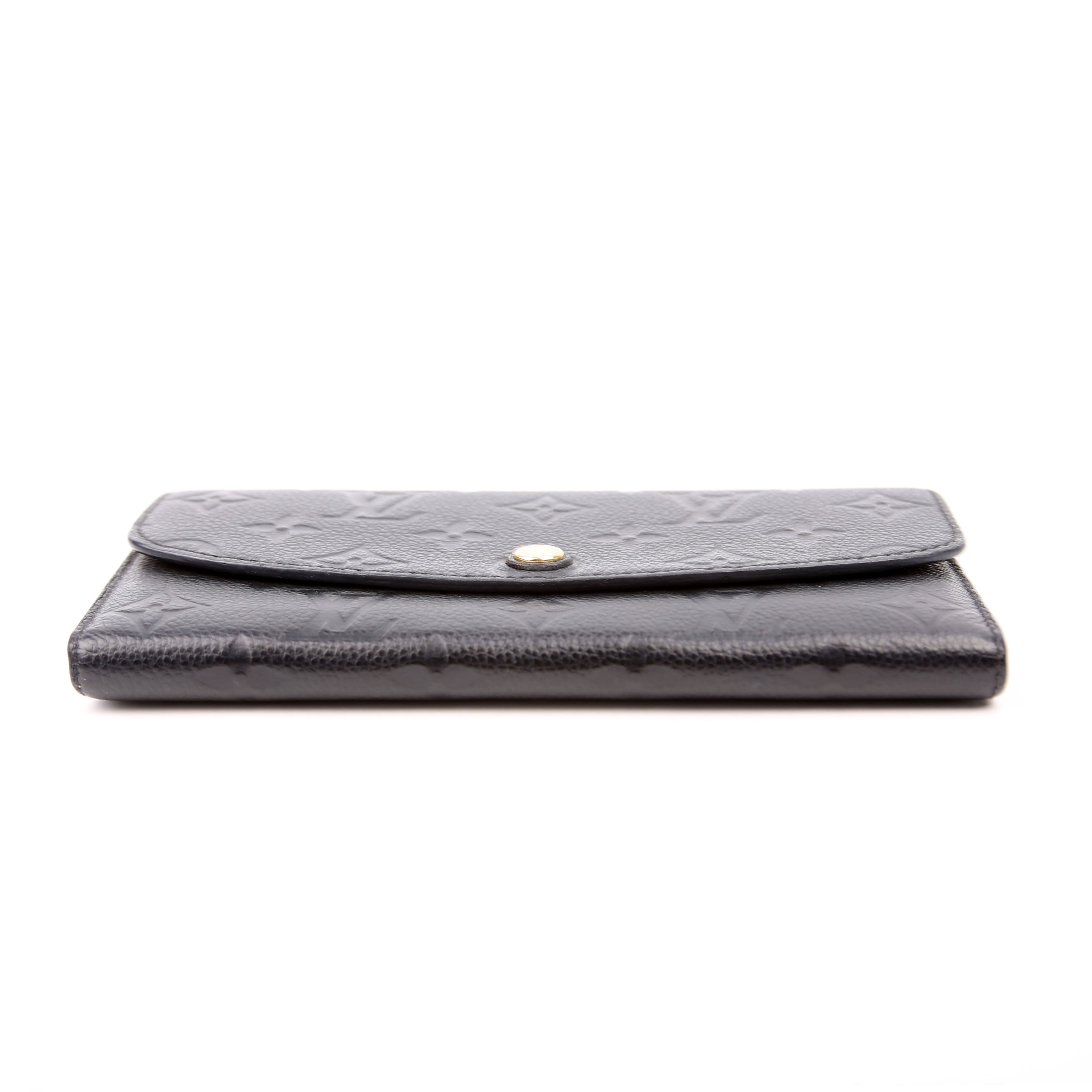 Emilie Wallet Empreinte Black