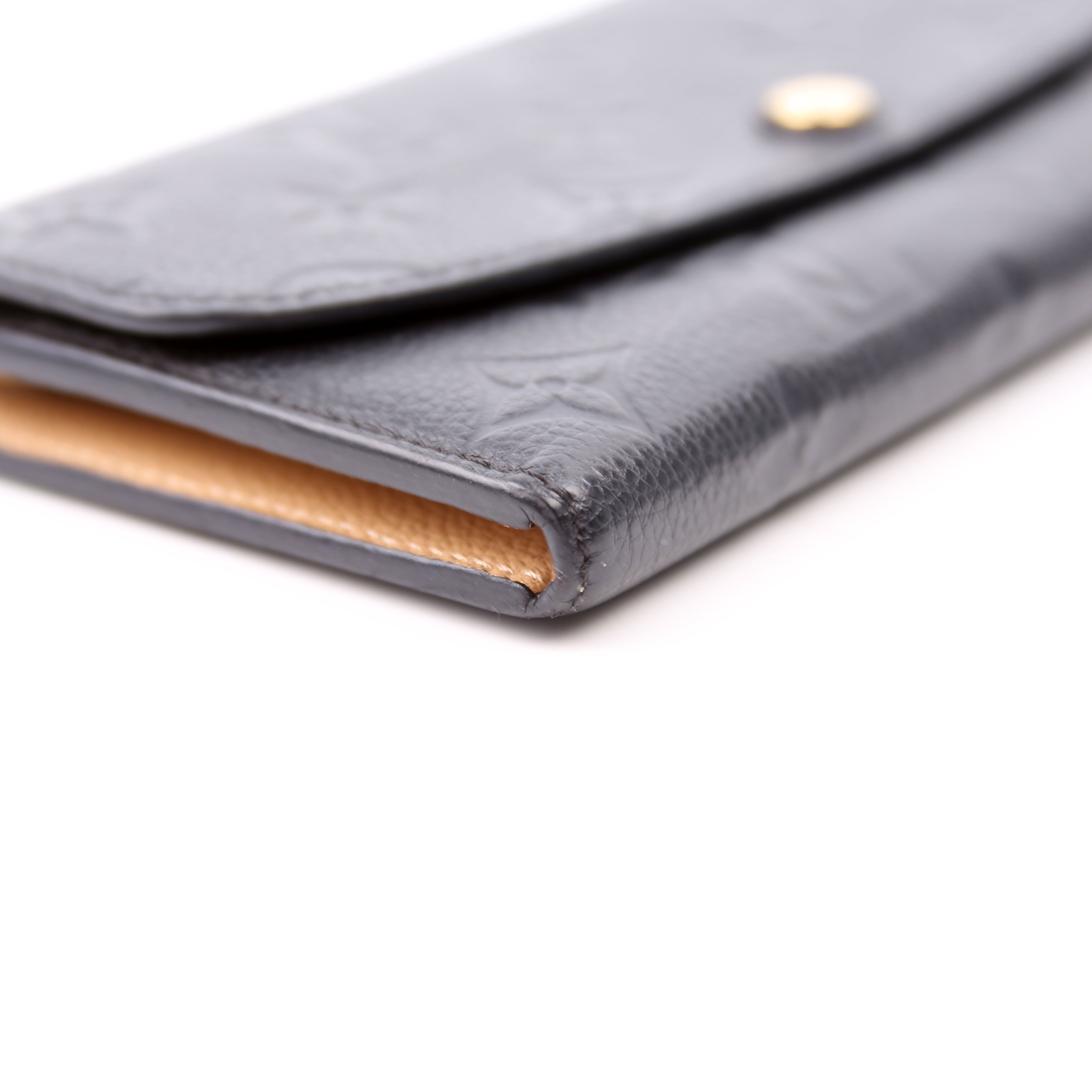 Emilie Wallet Empreinte Black