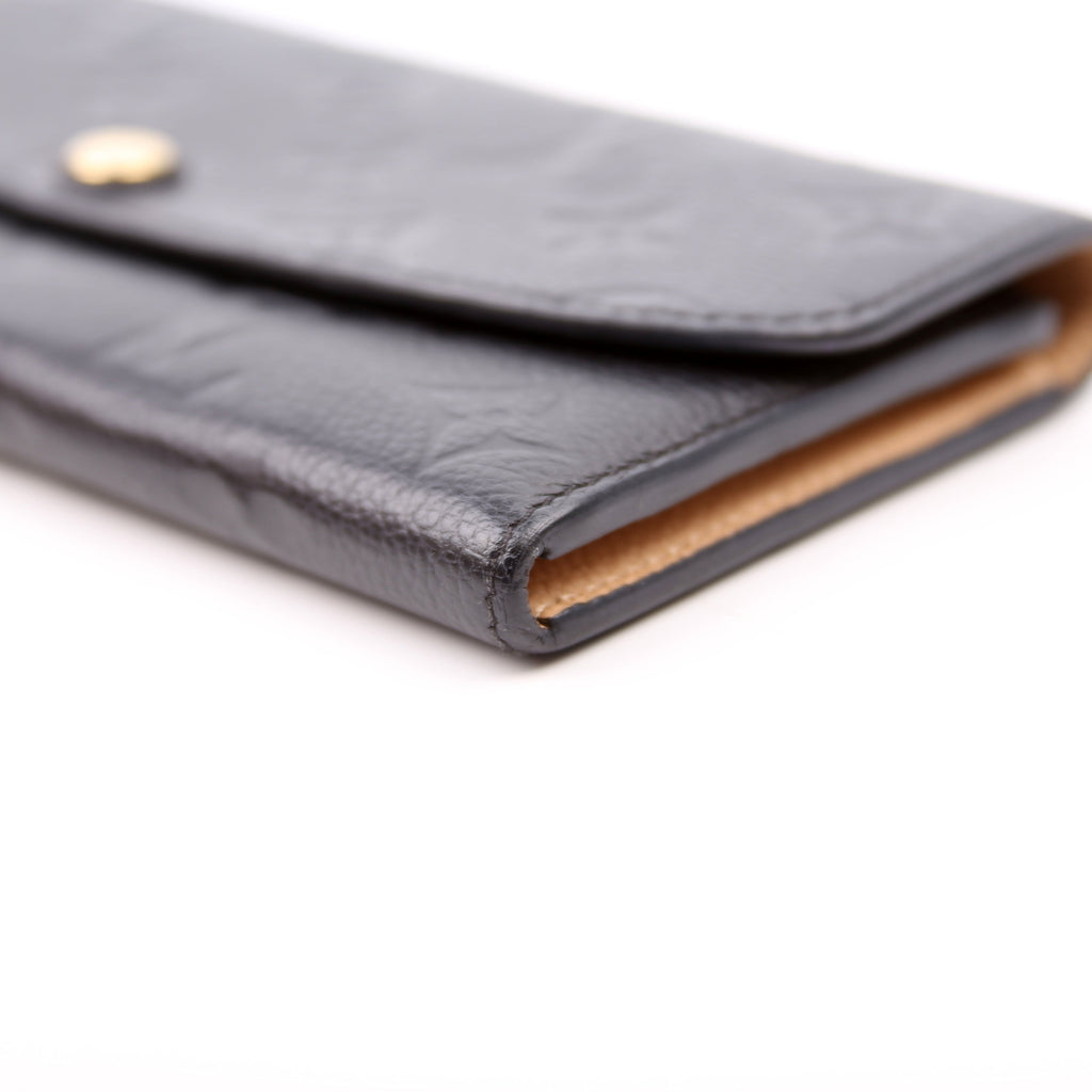 Emilie Wallet Empreinte Black