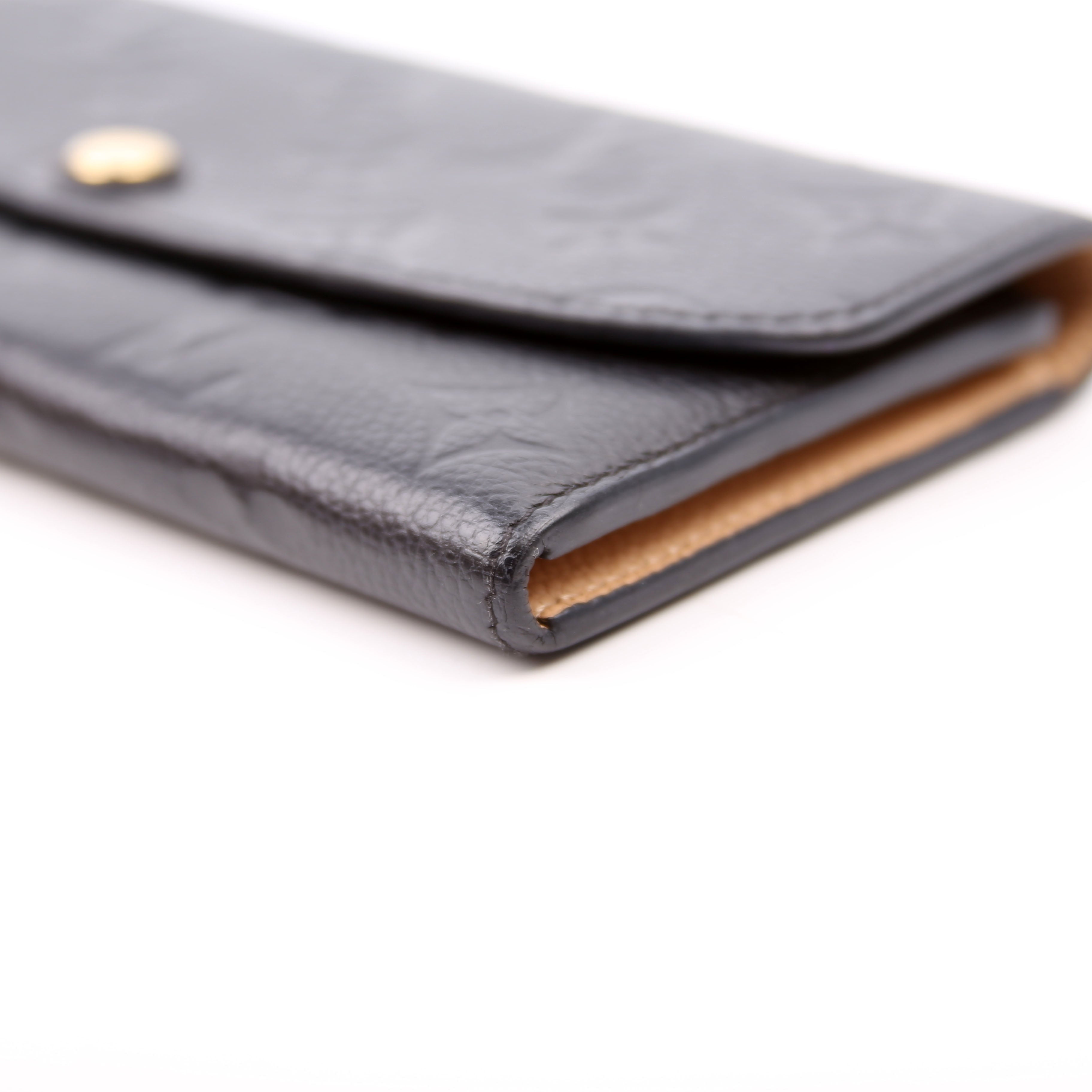 Emilie Wallet Empreinte Black