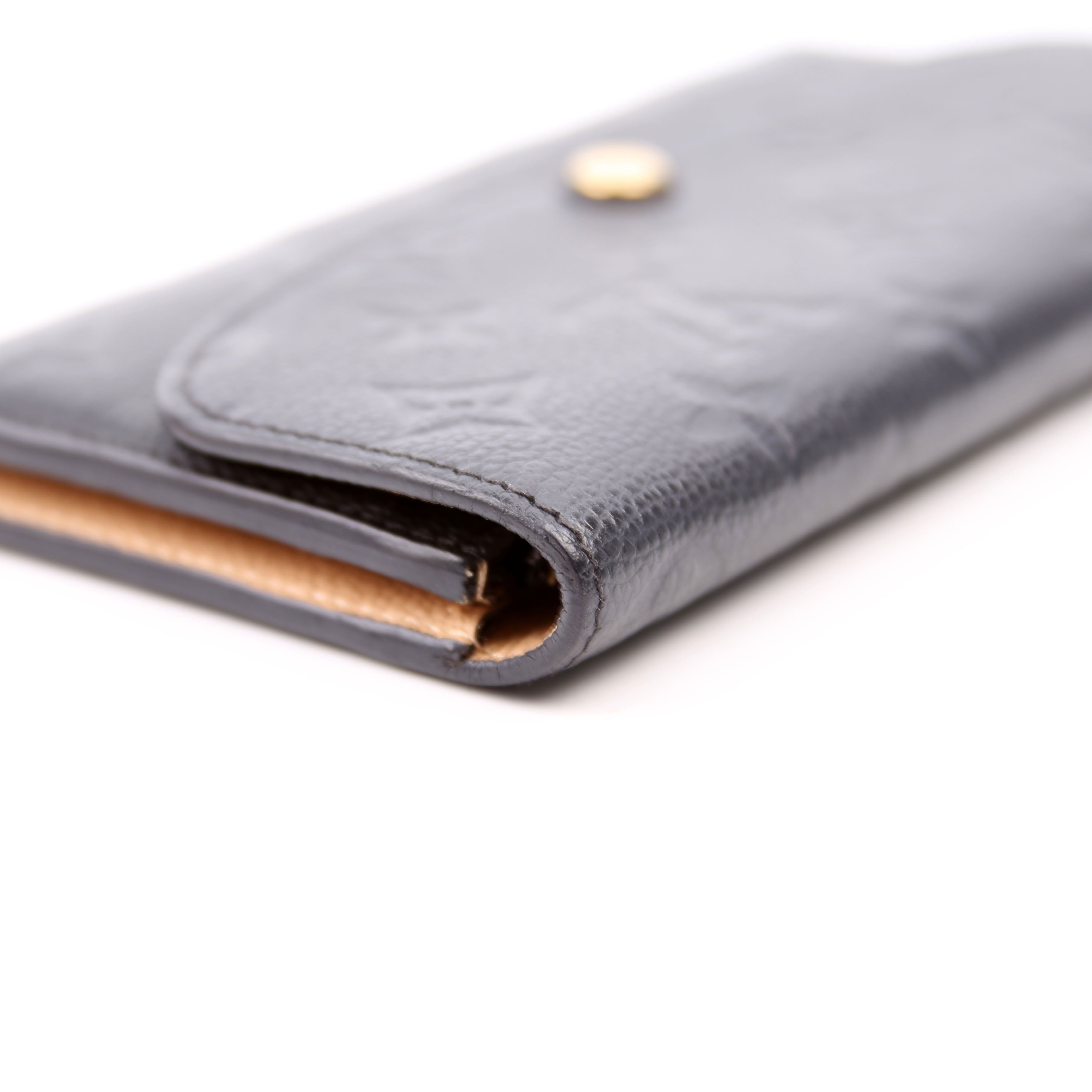 Emilie Wallet Empreinte Black