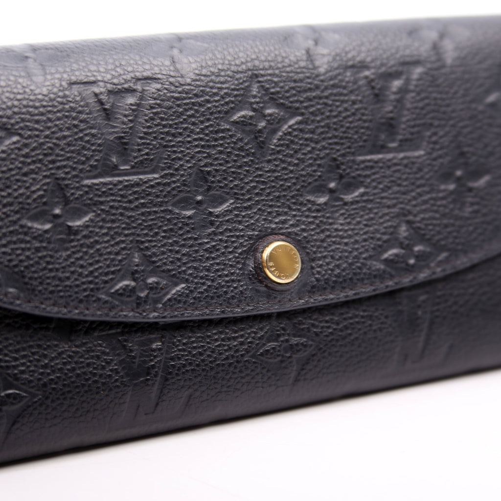 Emilie Wallet Empreinte Black