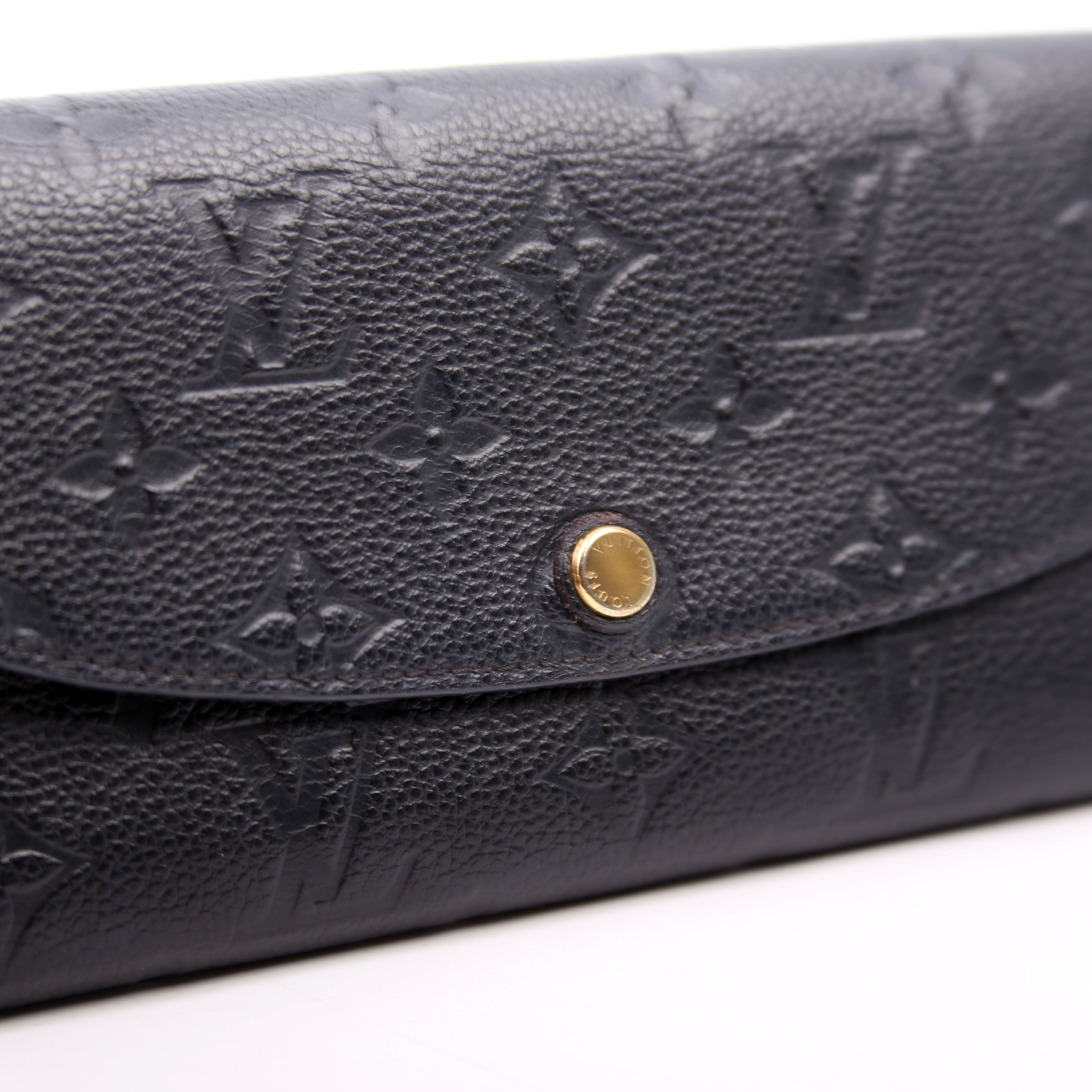 Emilie Wallet Empreinte Black