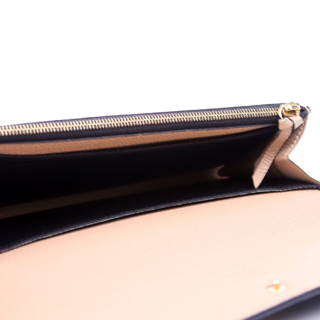 Emilie Wallet Empreinte Black