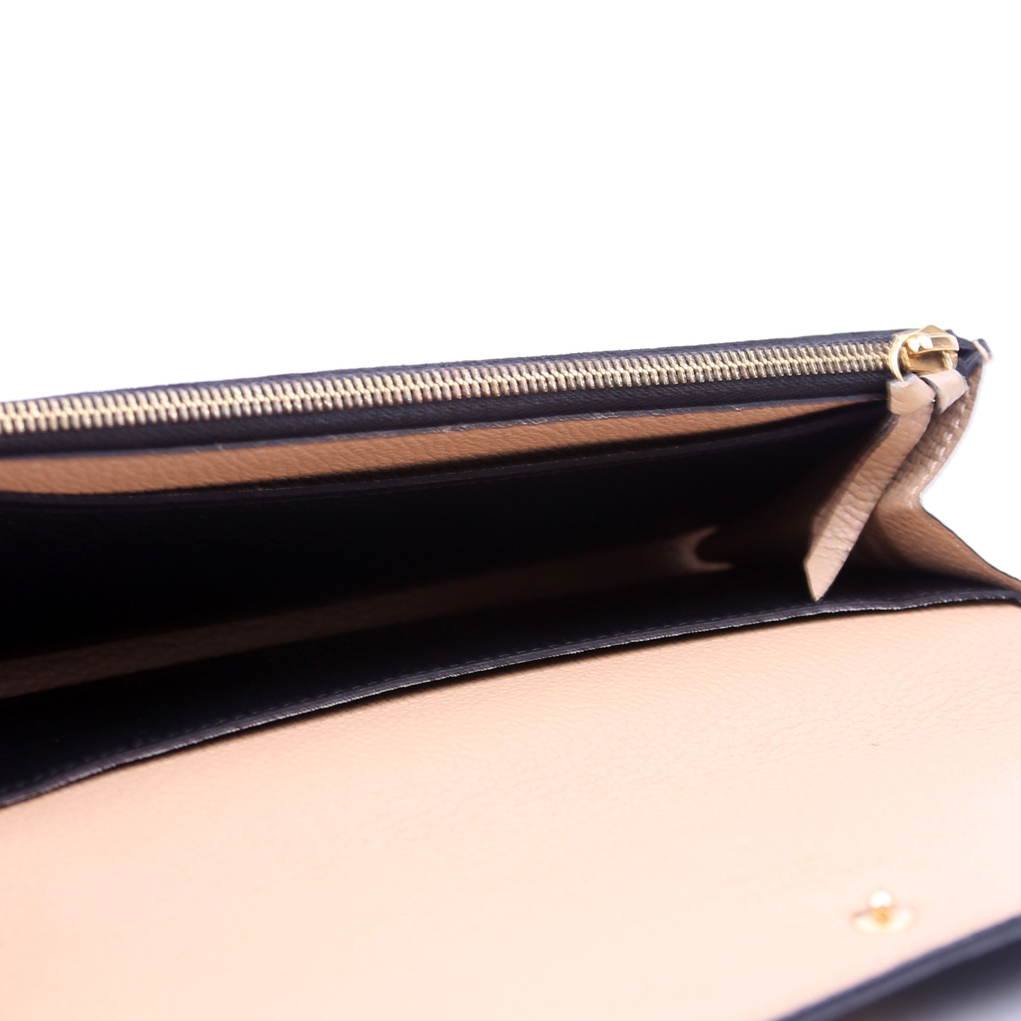 Emilie Wallet Empreinte Black