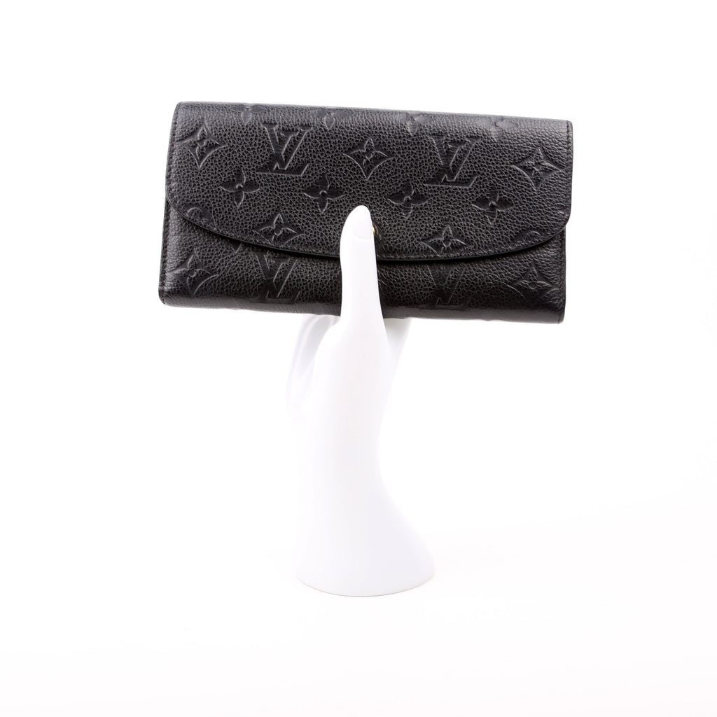 Emilie Wallet Empreinte Black