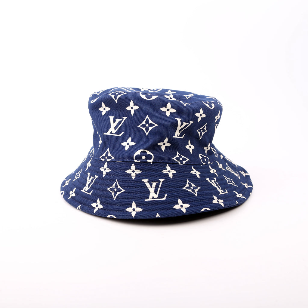 LV Escale Bucket Hat Size Small Blue