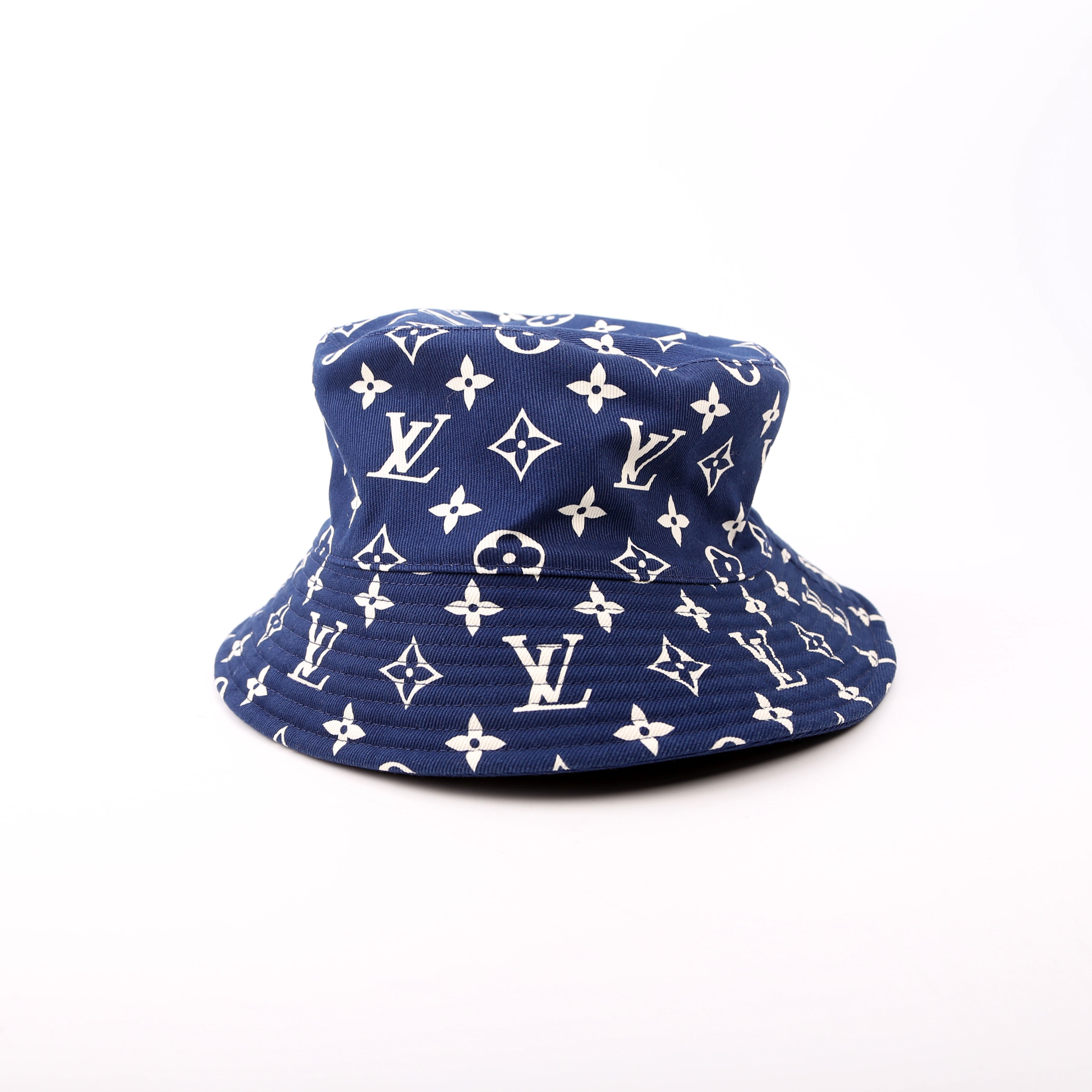 LV Escale Bucket Hat Size Small Blue