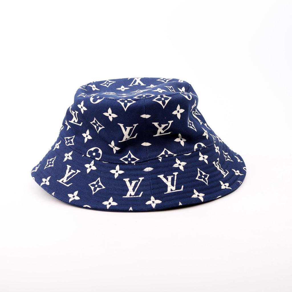 LV Escale Bucket Hat Size Small Blue