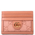 523159 Ophidia GG Card Case Pink