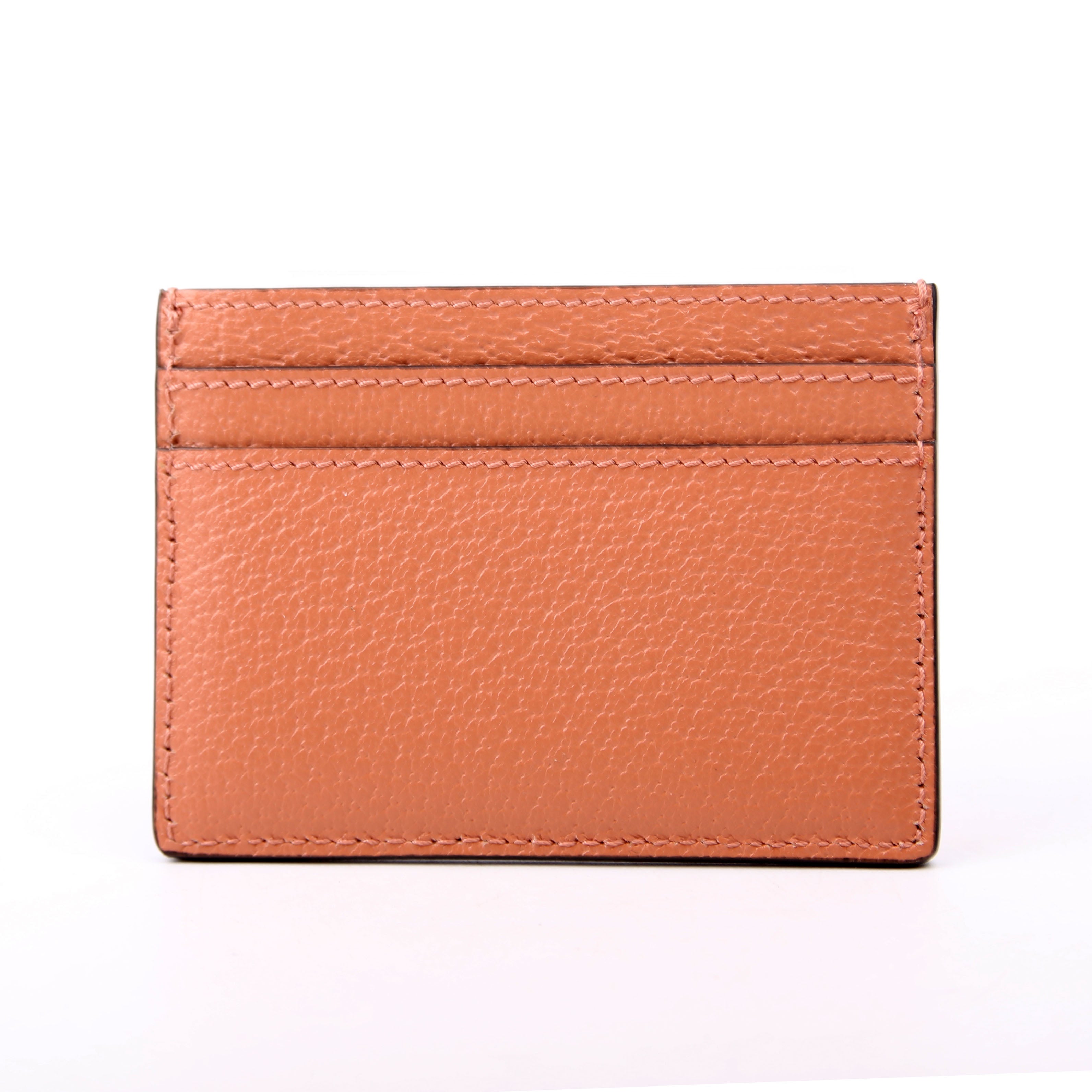 523159 Ophidia GG Card Case Pink