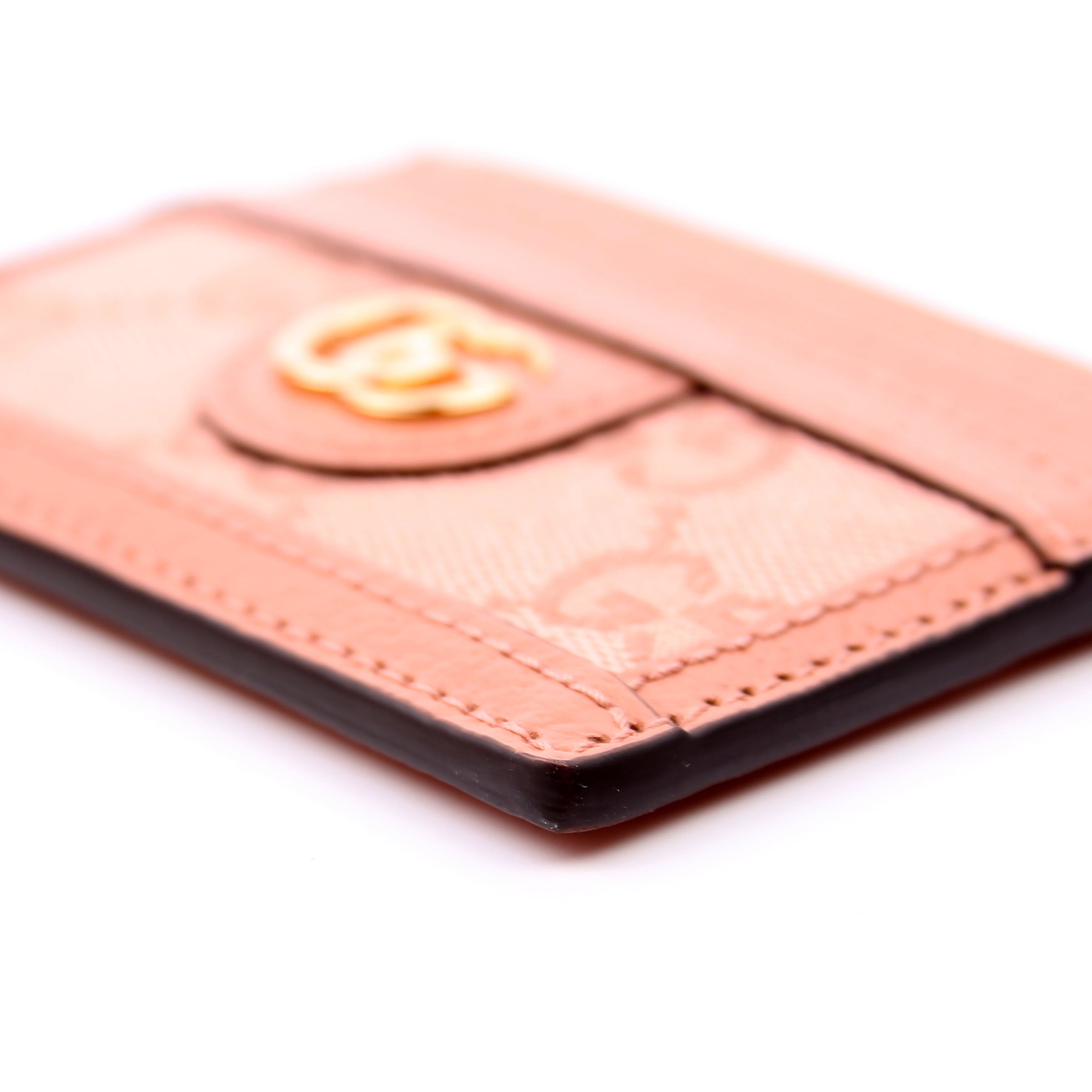 523159 Ophidia GG Card Case Pink