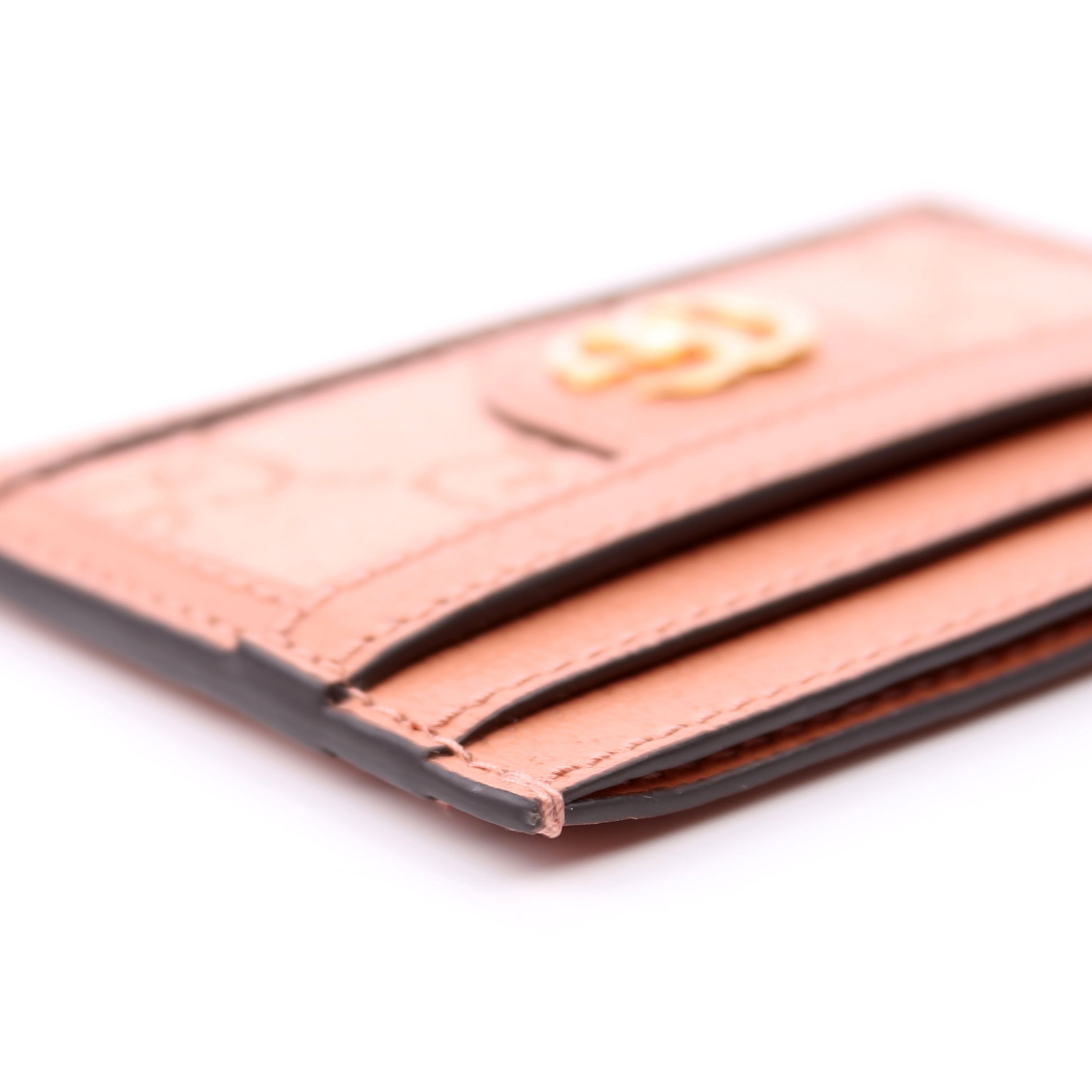 523159 Ophidia GG Card Case Pink