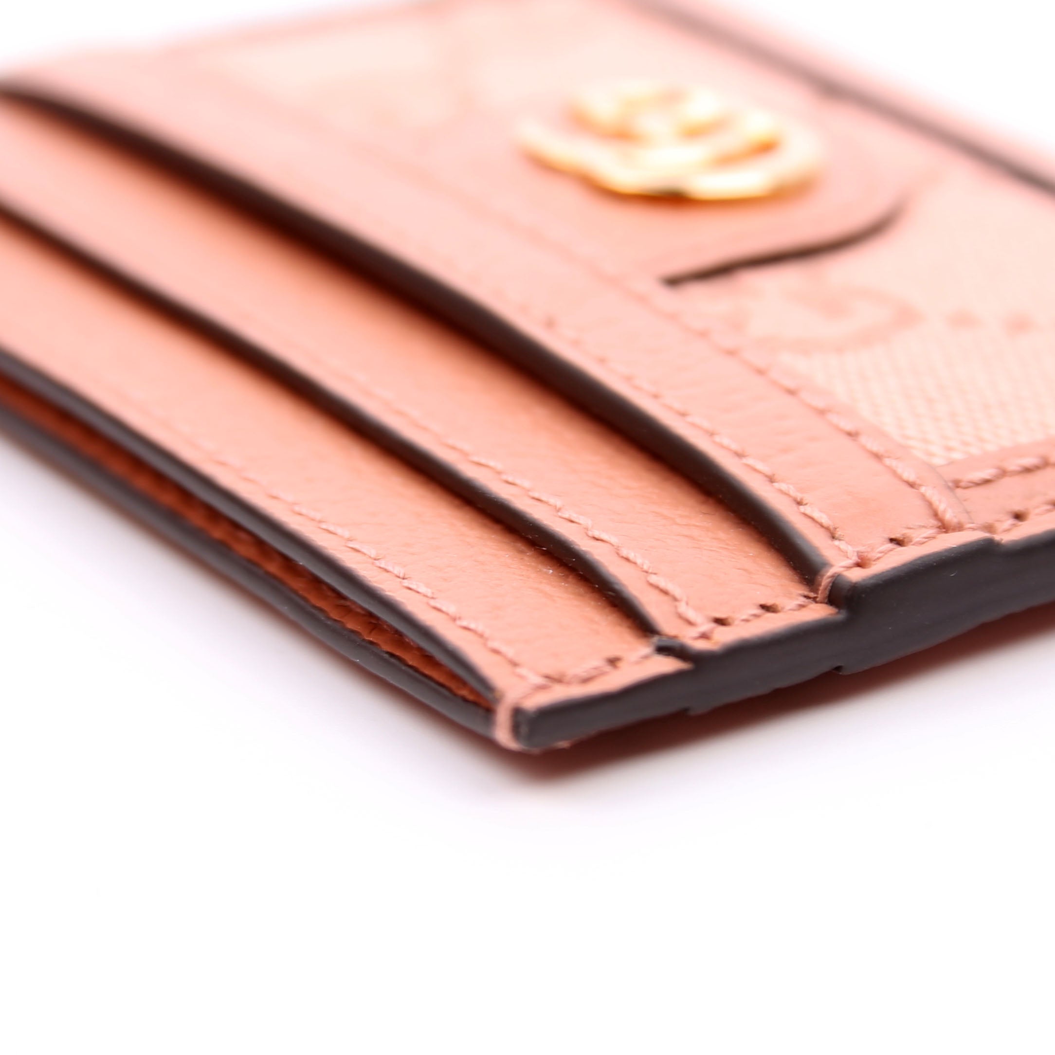 523159 Ophidia GG Card Case Pink