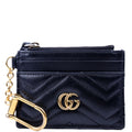 627064 Marmont Keychain Wallet Black