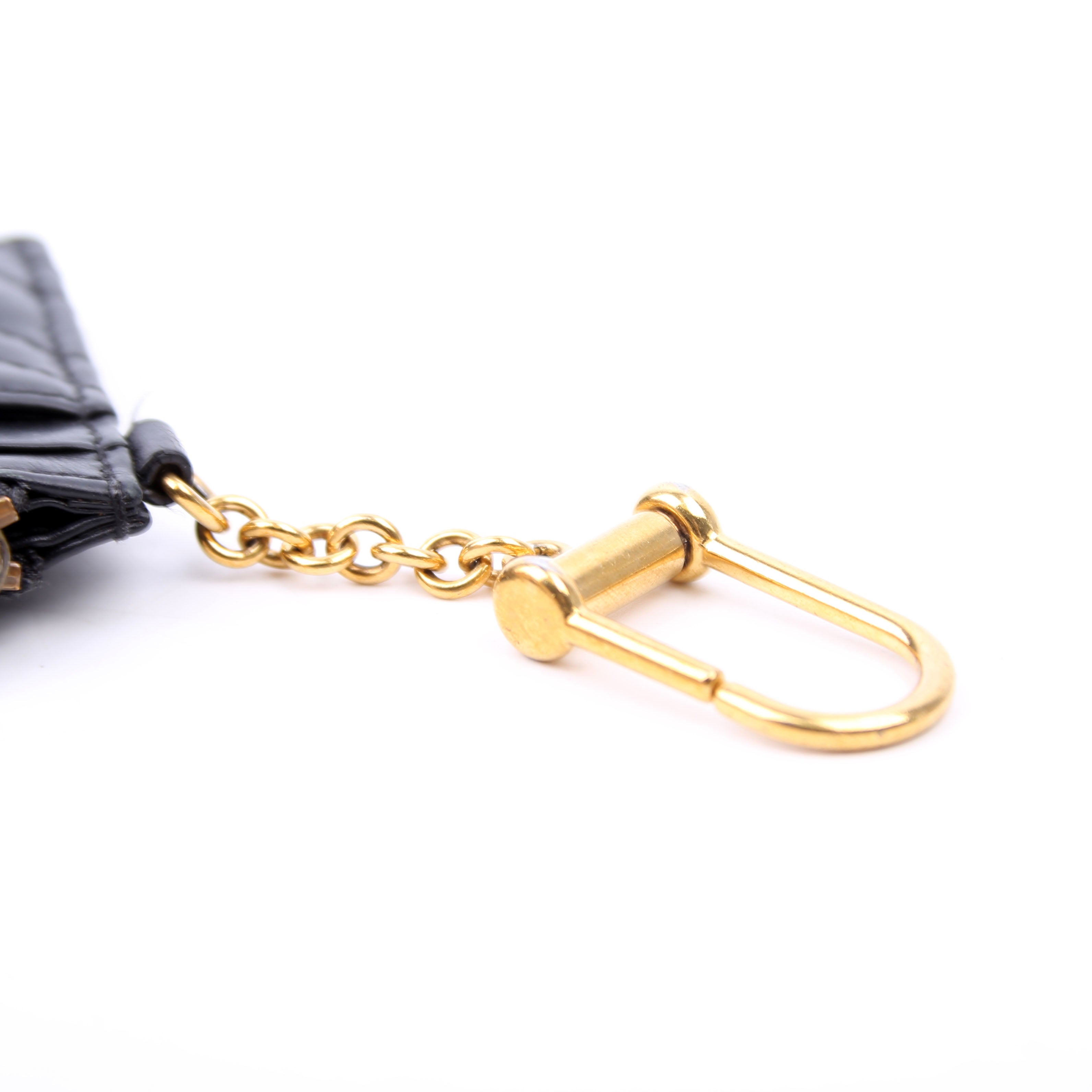 627064 Marmont Keychain Wallet Black