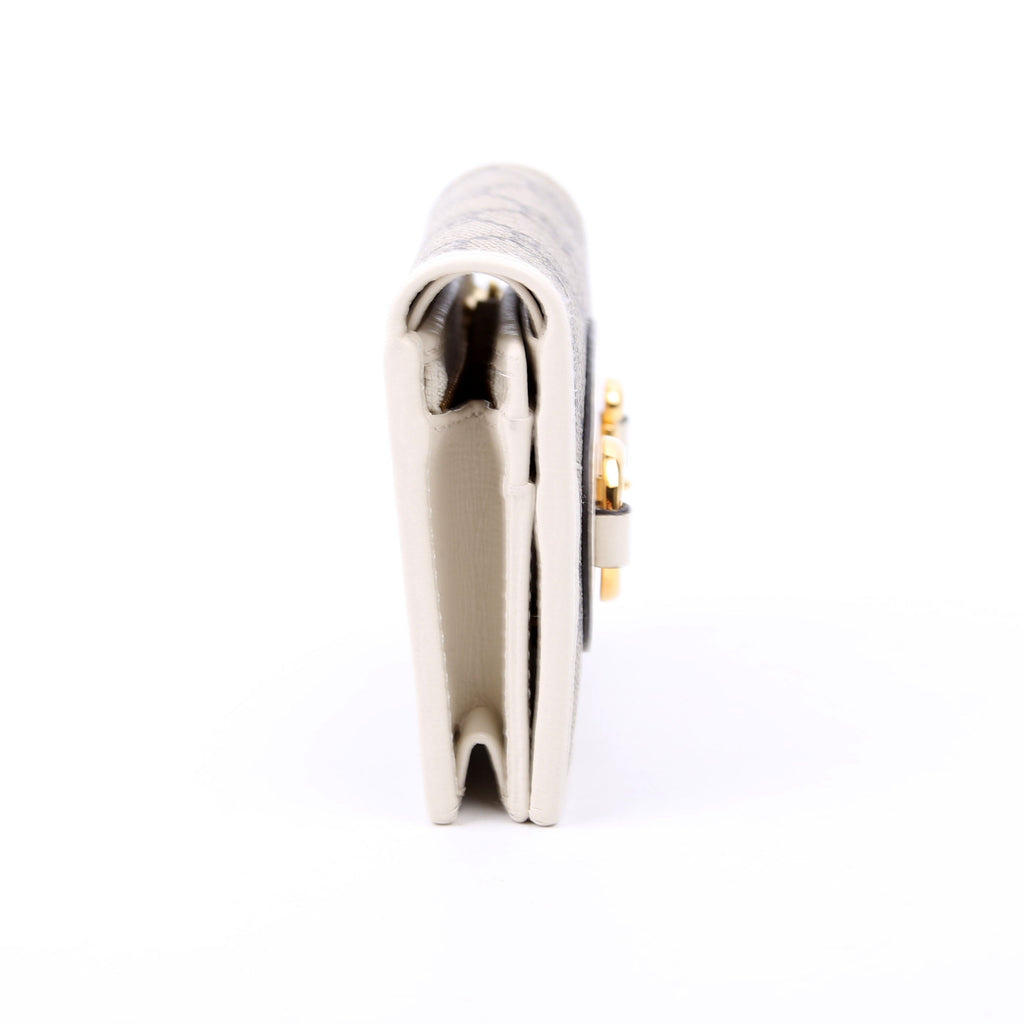 621887 Horsebit 1955 GG Supreme Card Case White