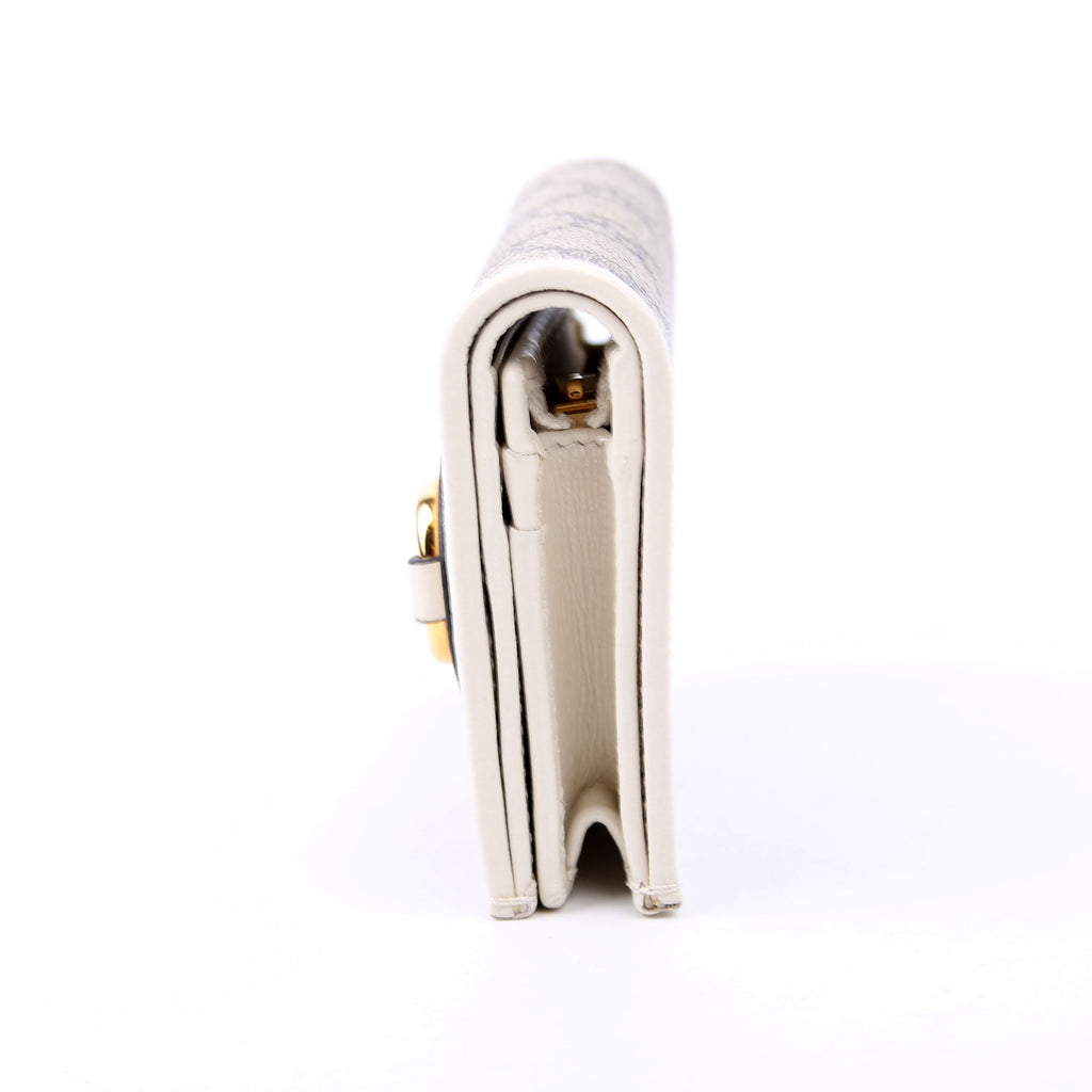 621887 Horsebit 1955 GG Supreme Card Case White