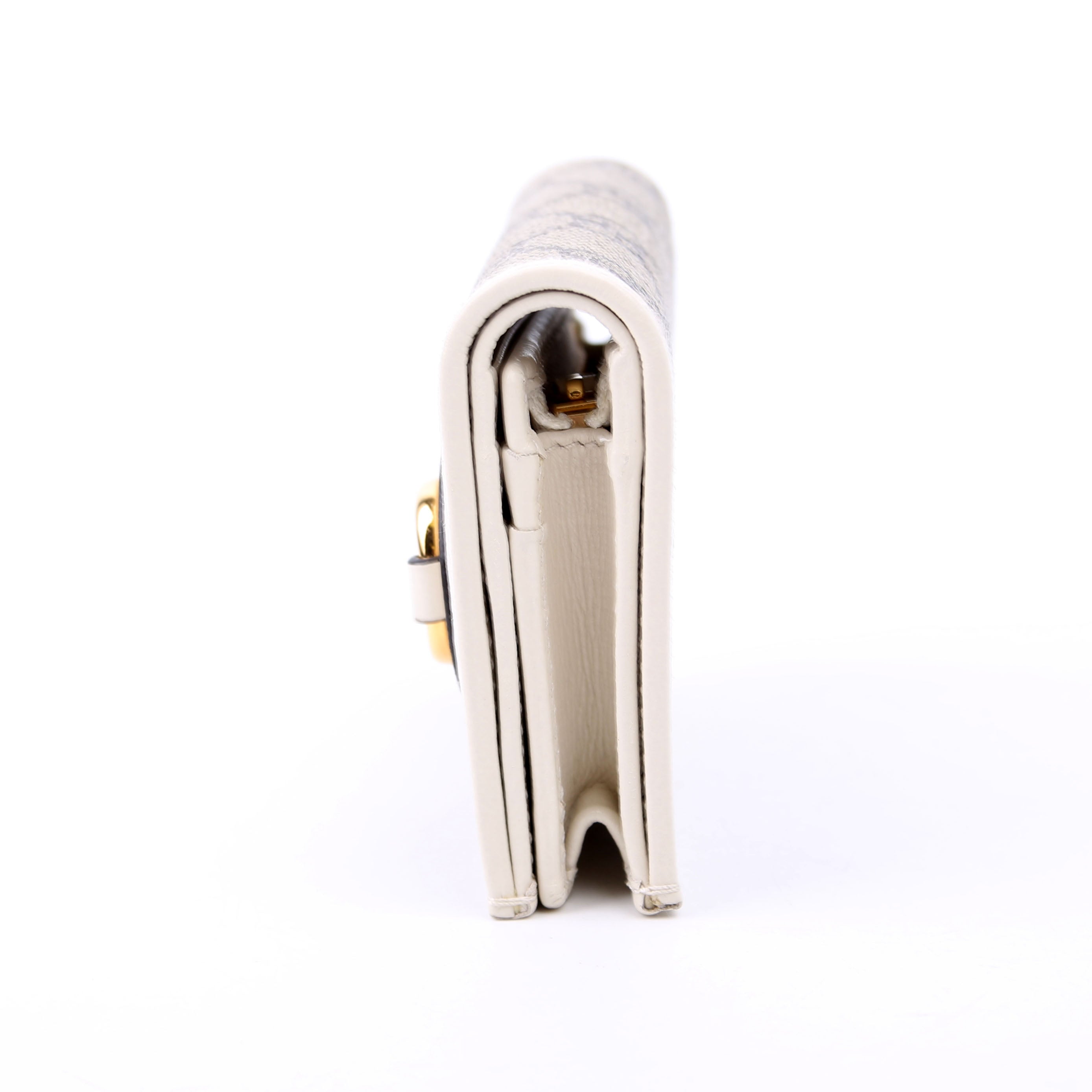 621887 Horsebit 1955 GG Supreme Card Case White