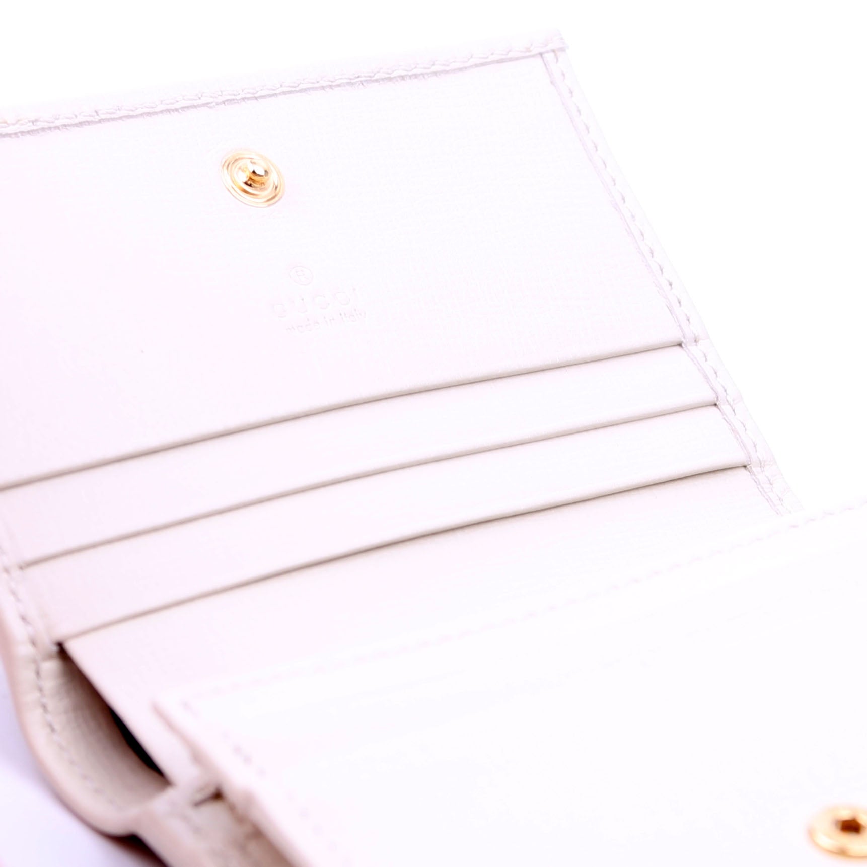 621887 Horsebit 1955 GG Supreme Card Case White