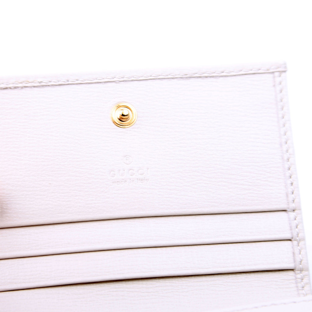 621887 Horsebit 1955 GG Supreme Card Case White
