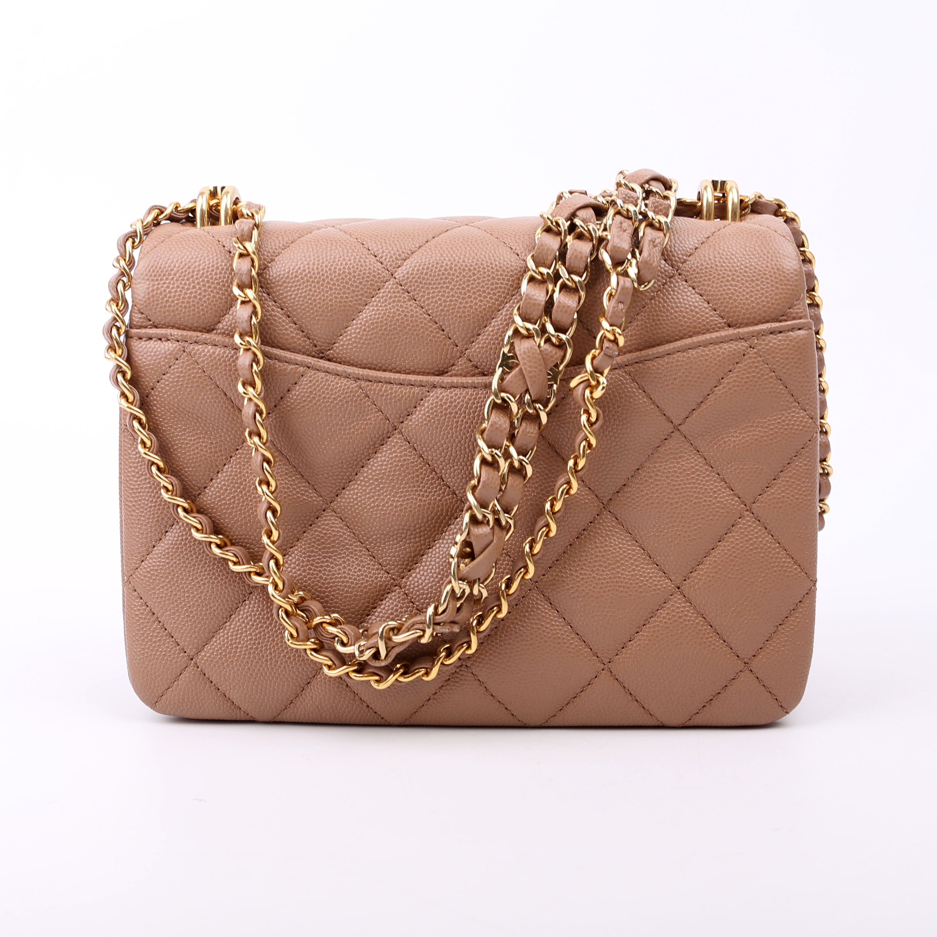 Coco First Flap Caviar RFID Beige