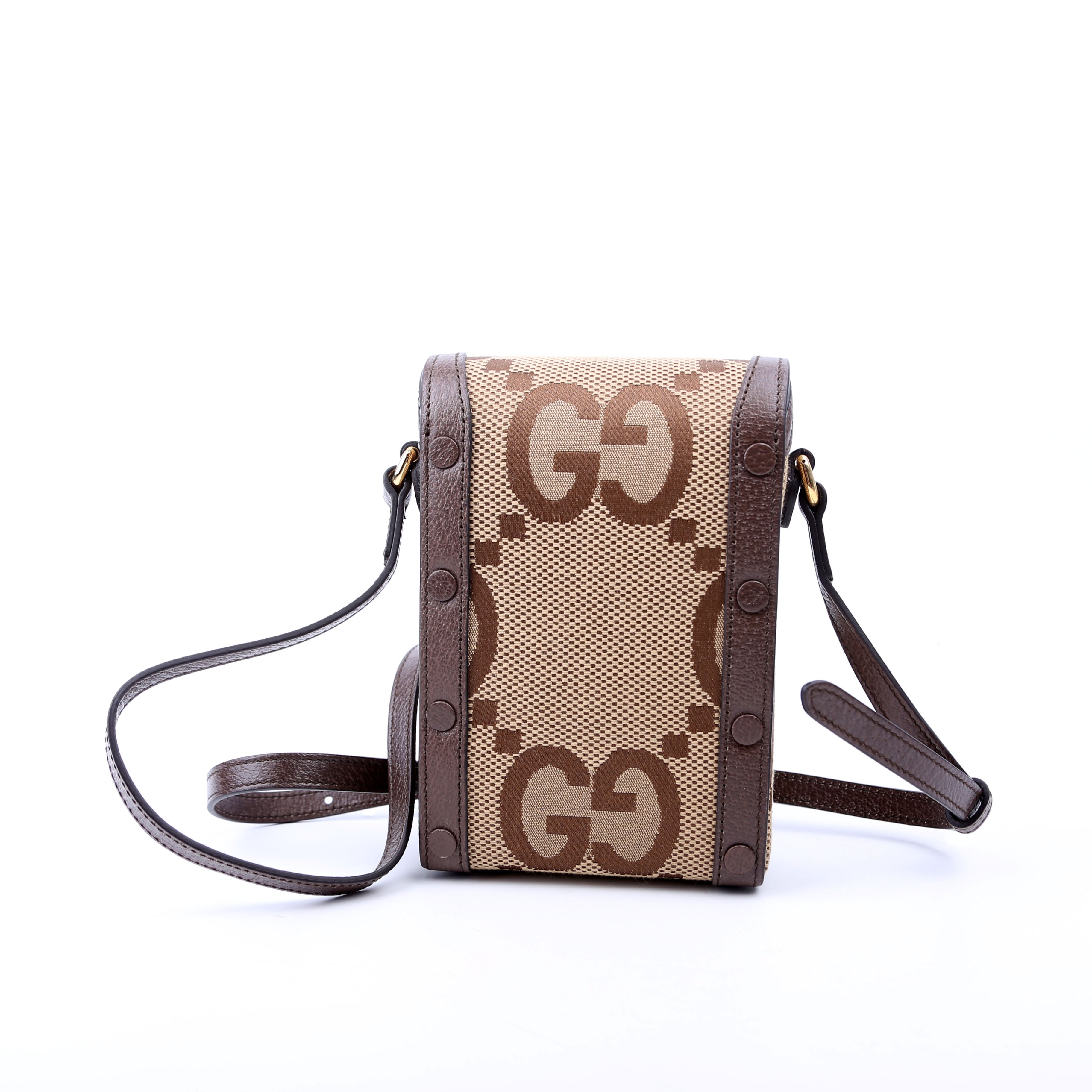 Gucci 625615 Horsebit 1955 Jumbo GG Canvas Mini Bag