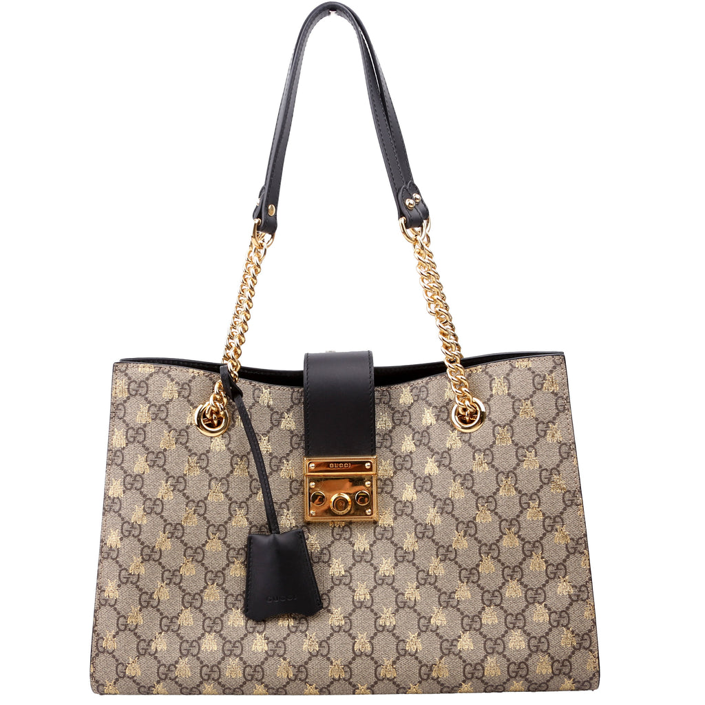 479197 Padlock GG Bees Shoulder Medium