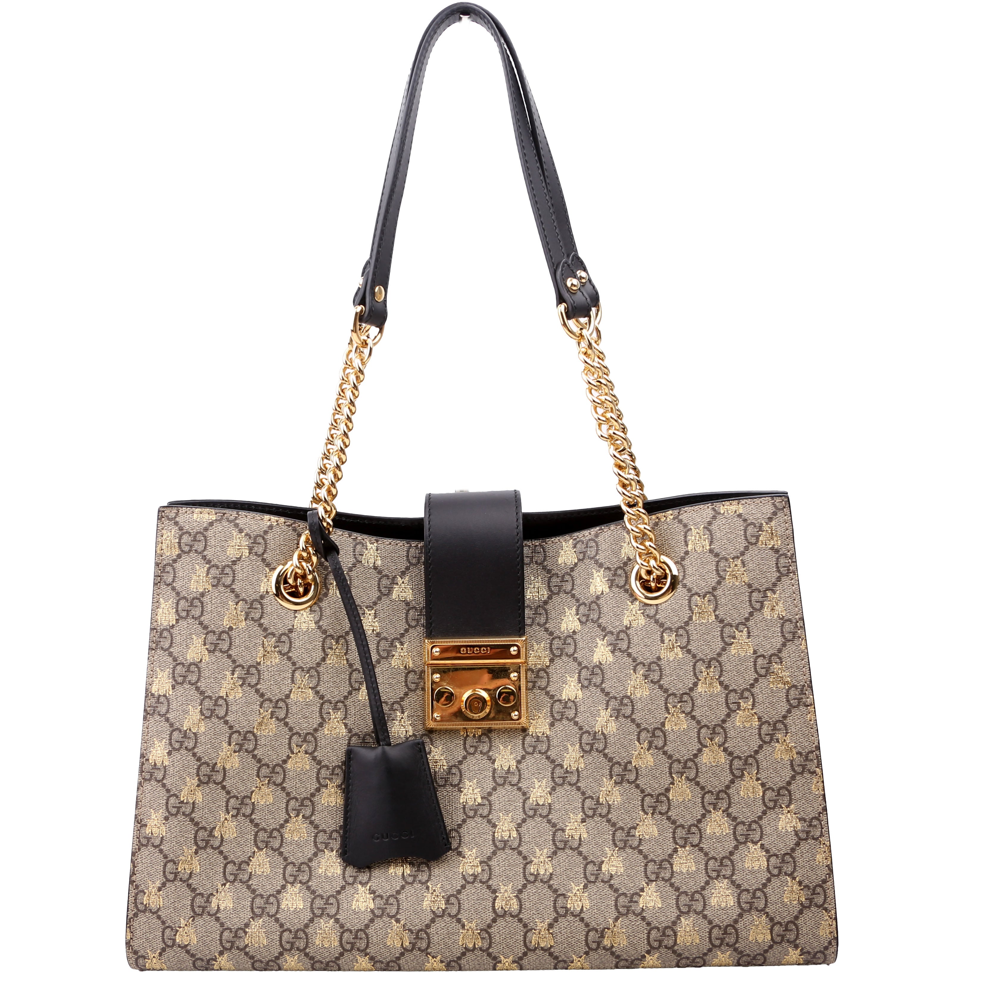 479197 Padlock GG Bees Shoulder Medium