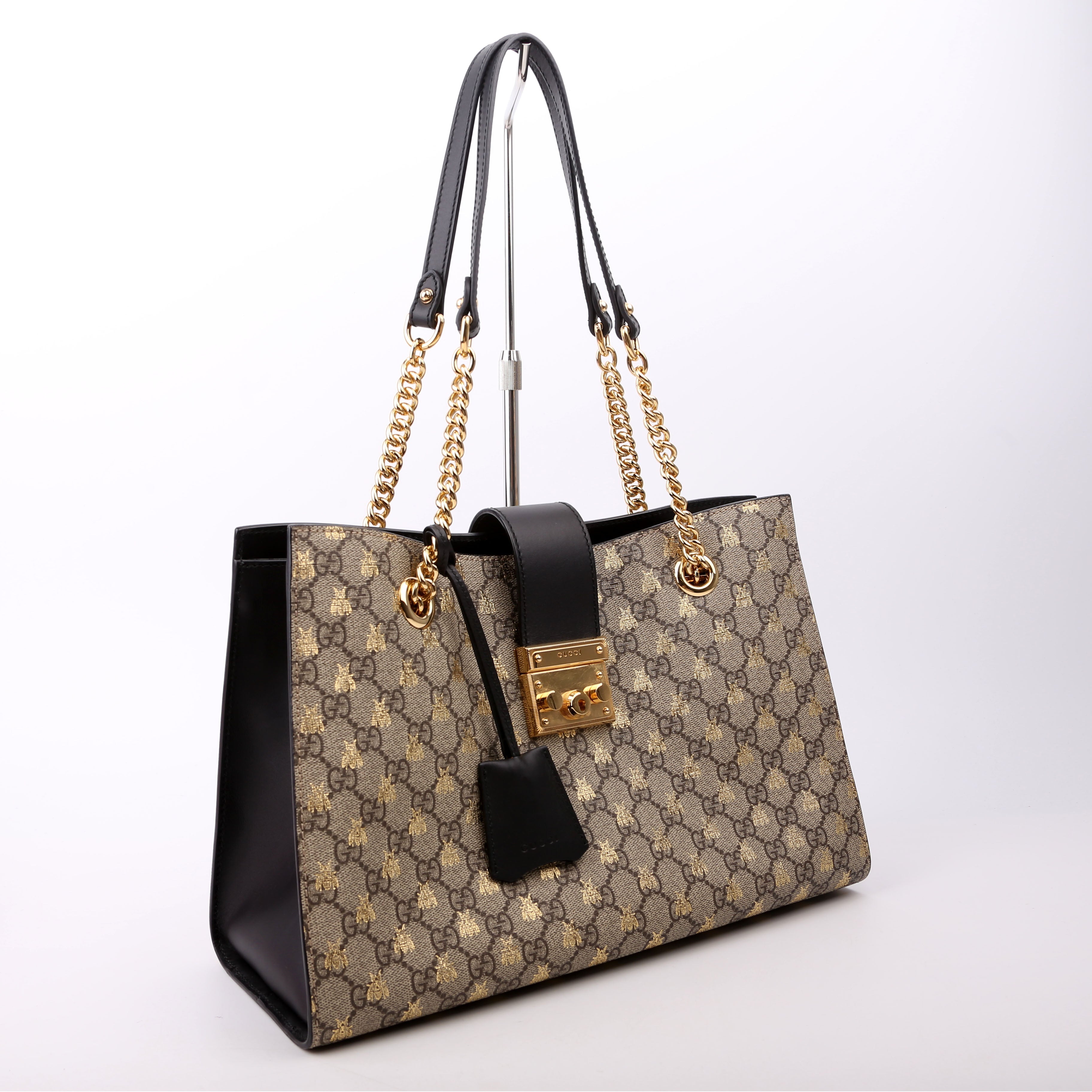 479197 Padlock GG Bees Shoulder Medium