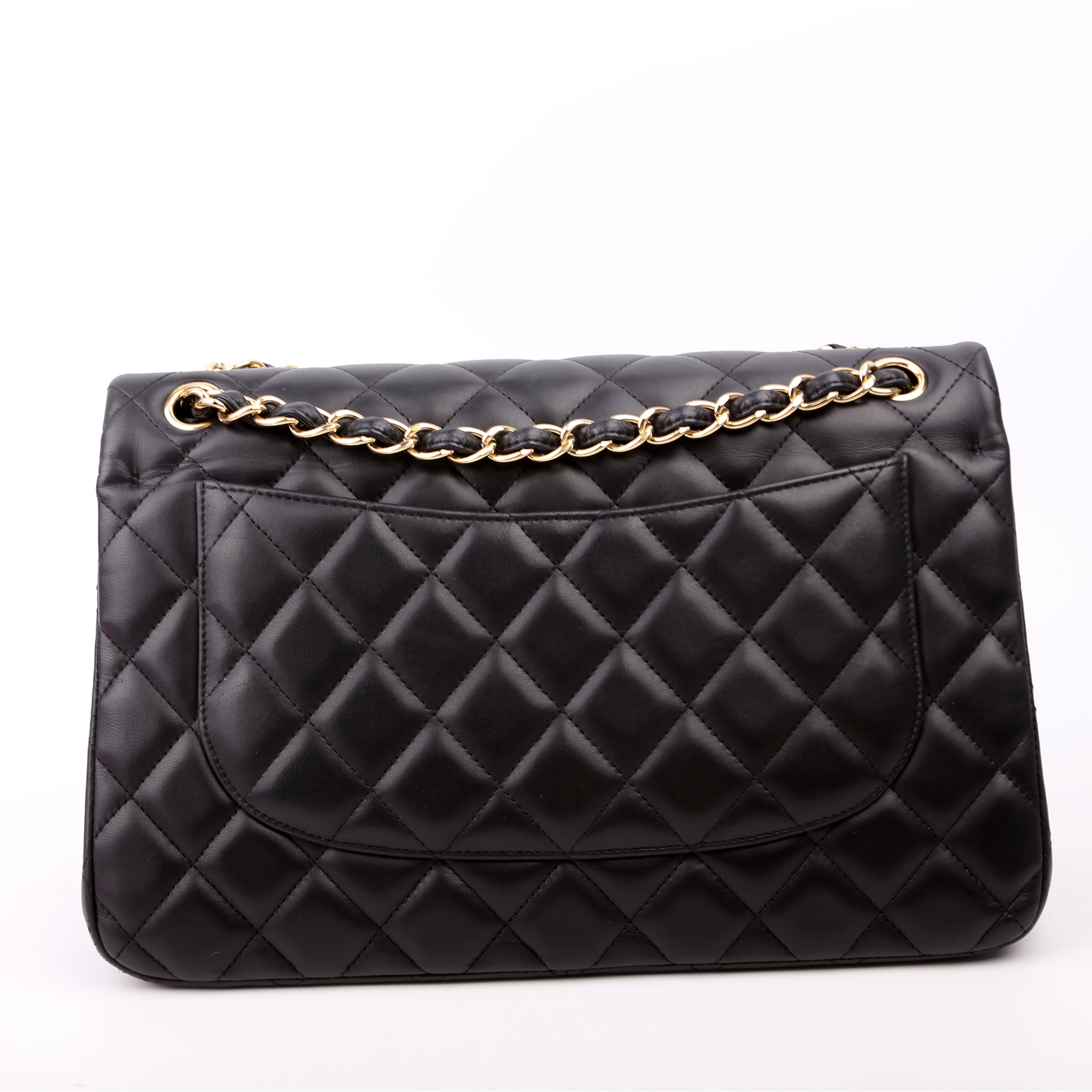 Classic Flap Jumbo Lambskin 14M Black
