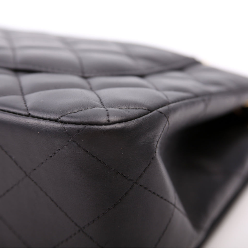 Classic Flap Jumbo Lambskin 14M Black