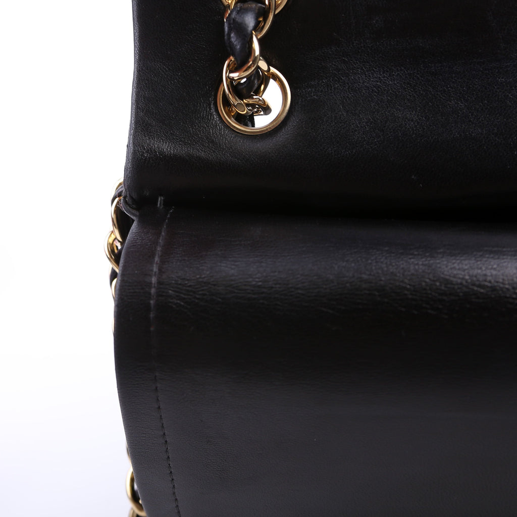 Classic Flap Jumbo Lambskin 14M Black