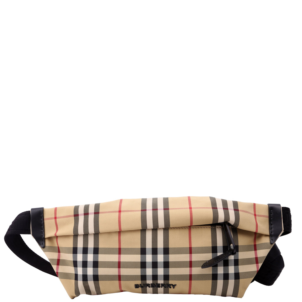 Stevie Vintage Check Belt Bag Tan
