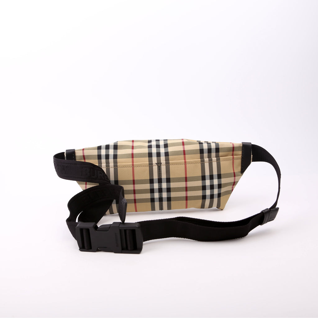 Stevie Vintage Check Belt Bag Tan