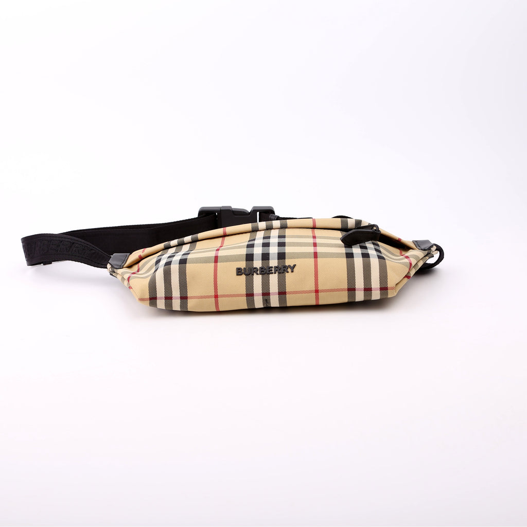 Stevie Vintage Check Belt Bag Tan