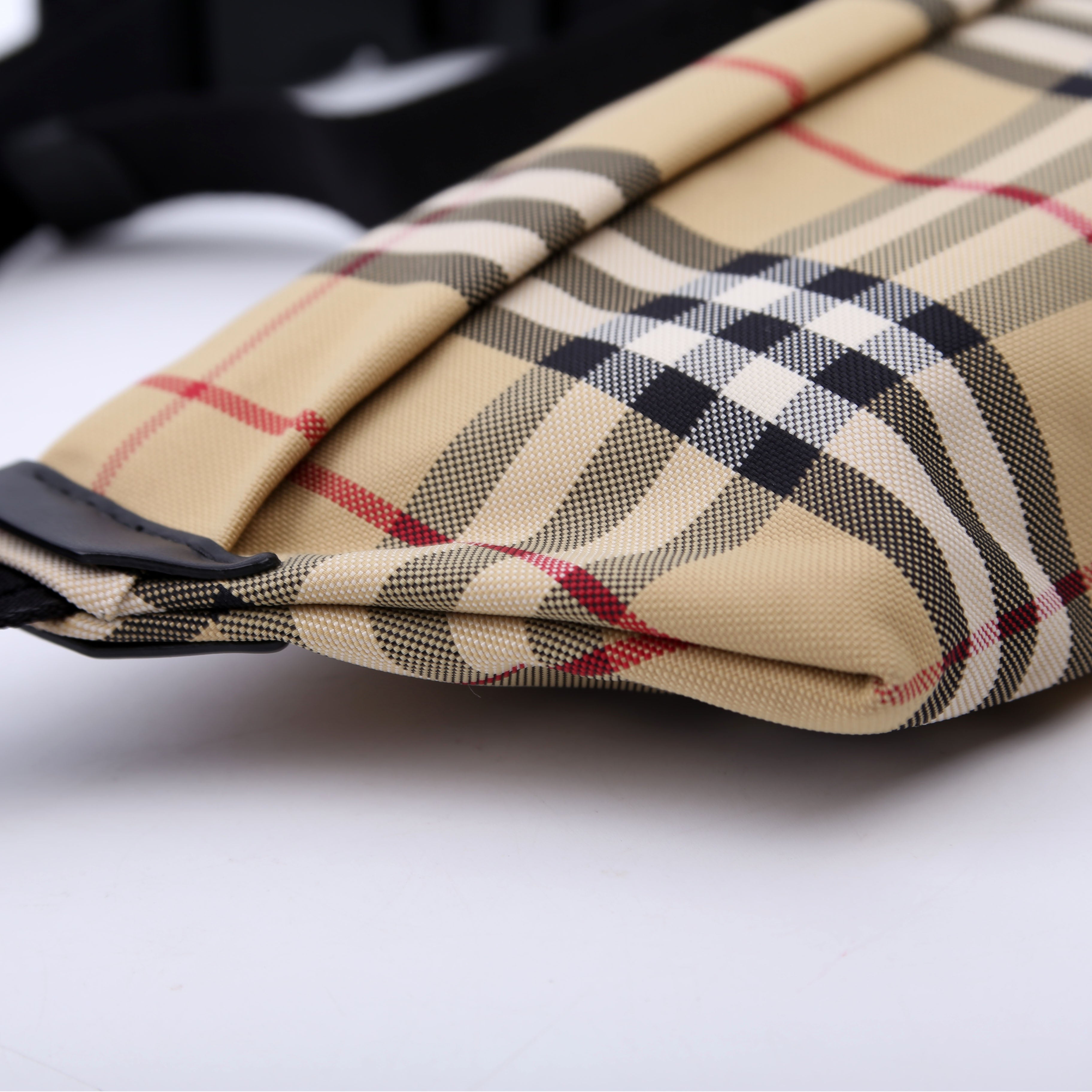 Stevie Vintage Check Belt Bag Tan
