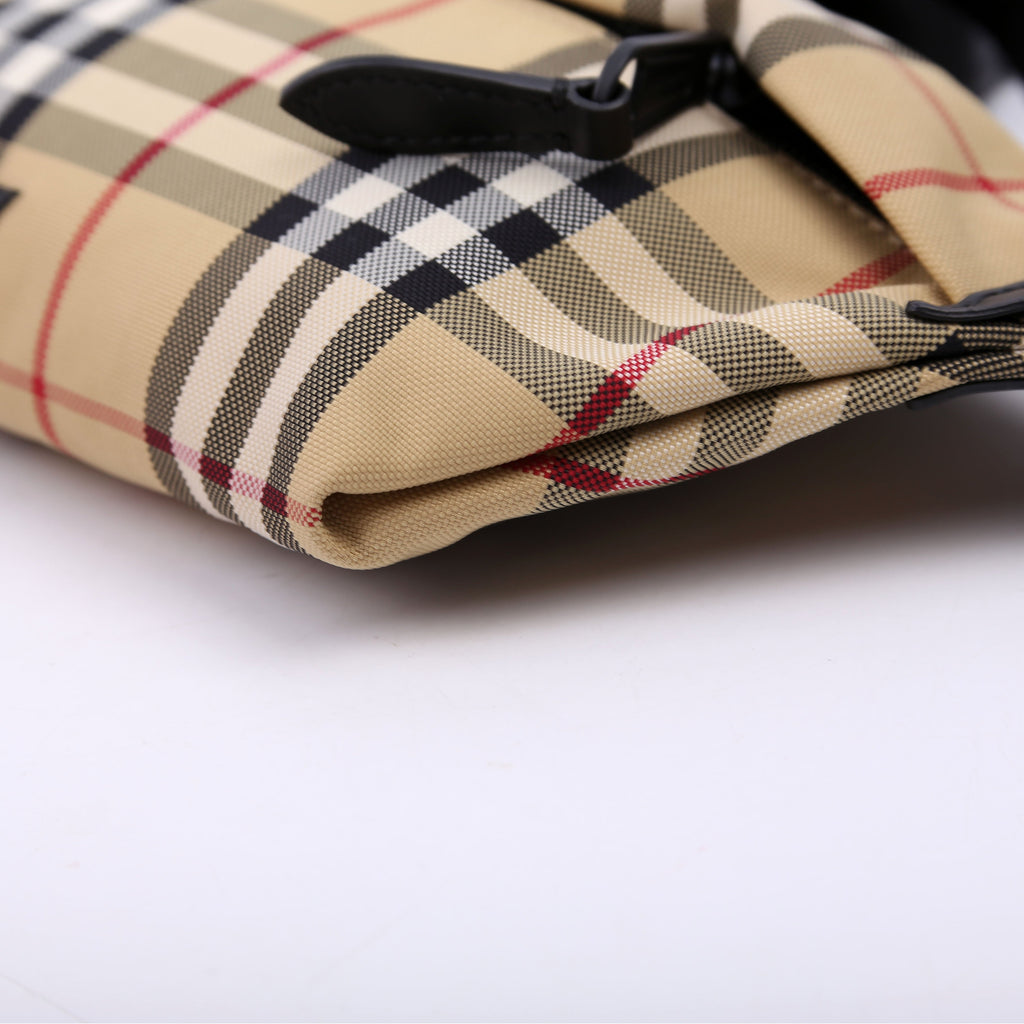 Stevie Vintage Check Belt Bag Tan